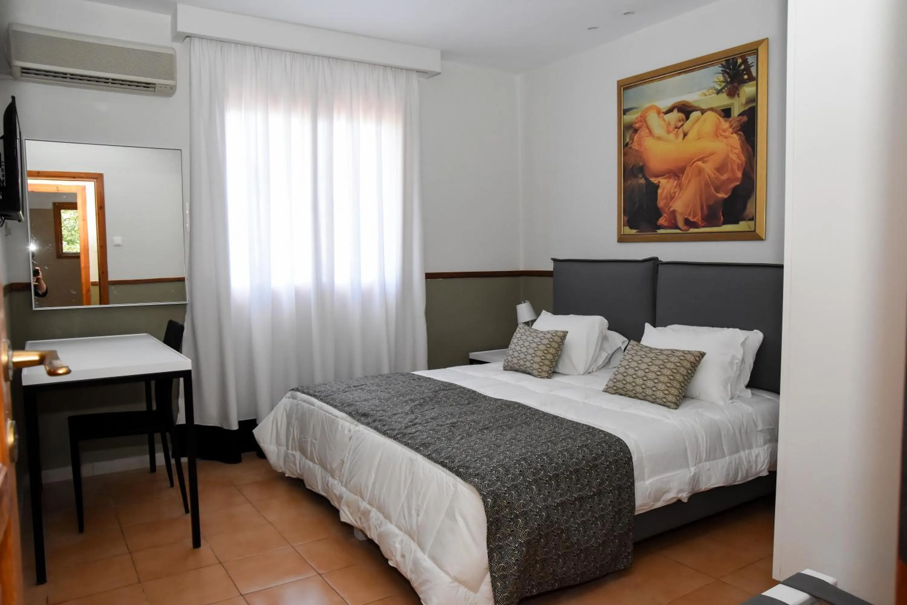 Bed in Corfu Aquamarine Hotel