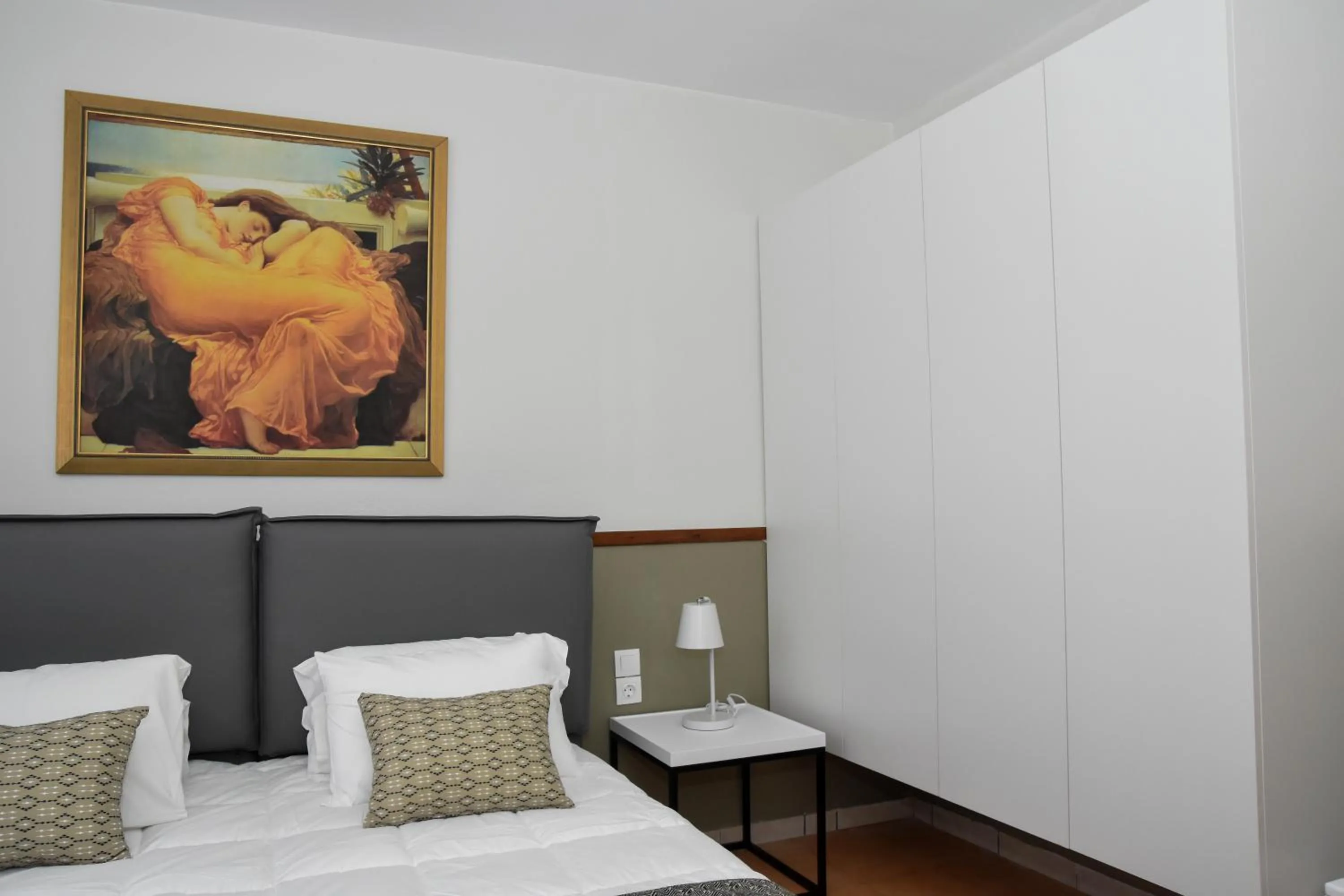 Bed in Corfu Aquamarine Hotel