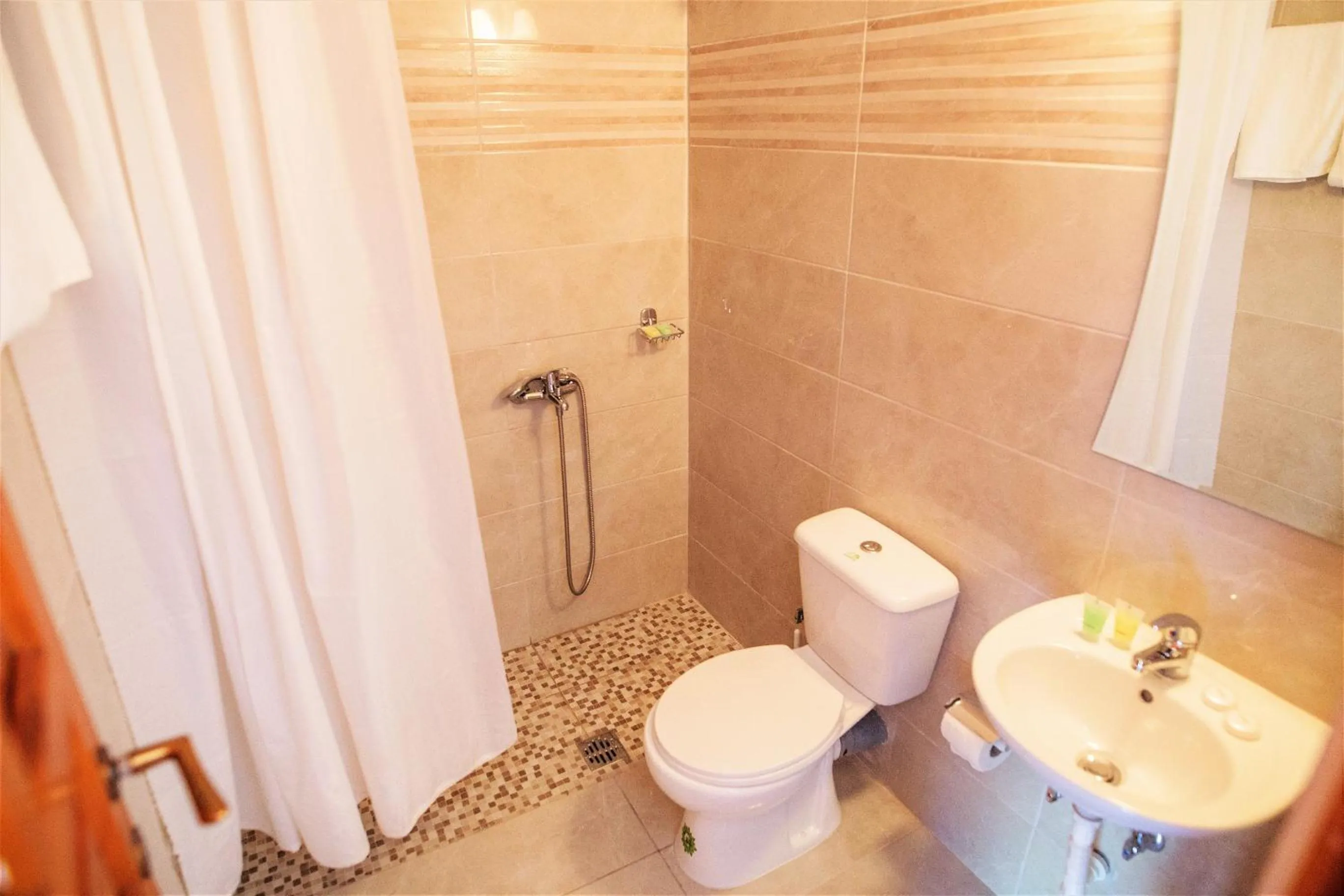 Bathroom in Corfu Aquamarine Hotel