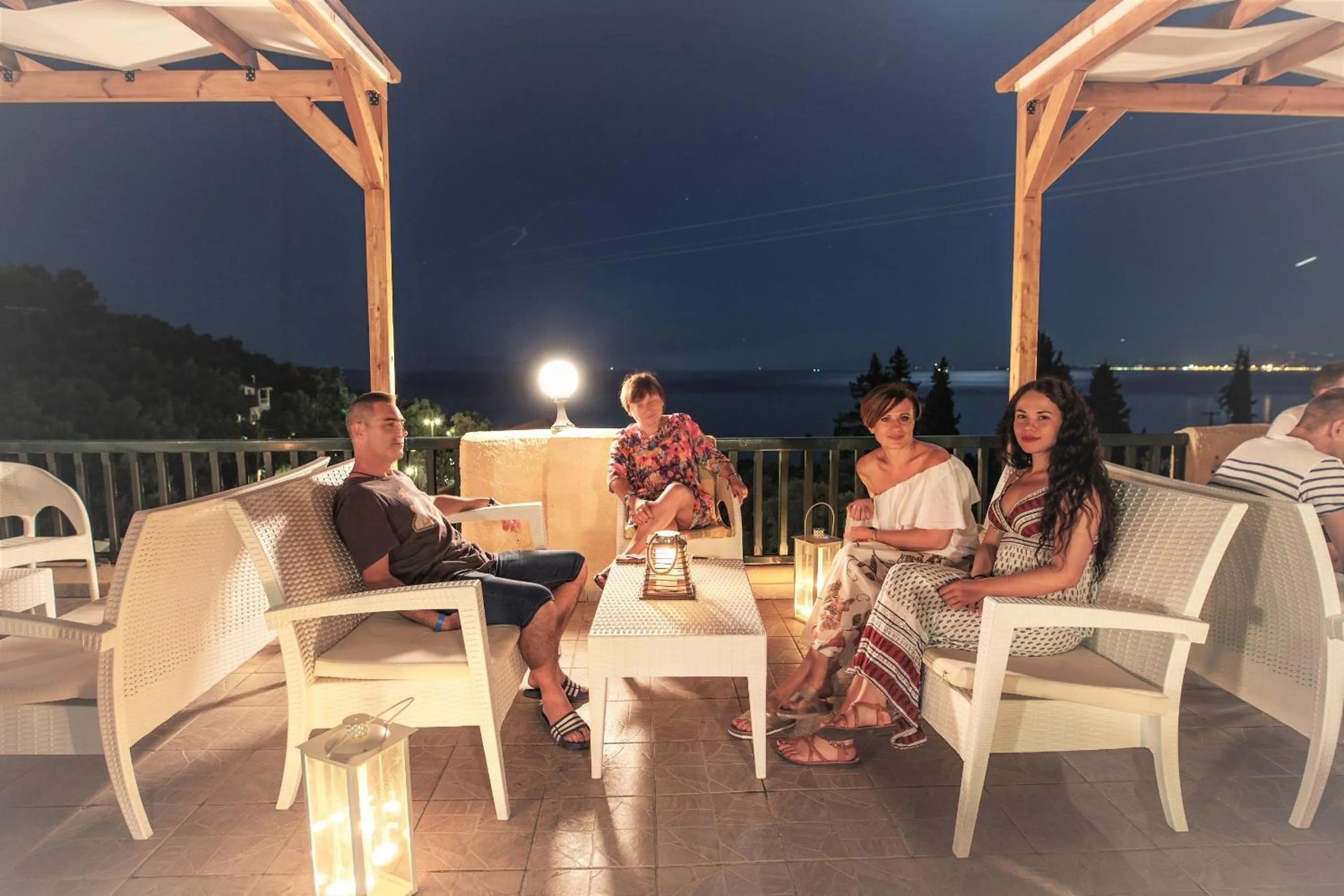 Lounge or bar in Corfu Aquamarine Hotel