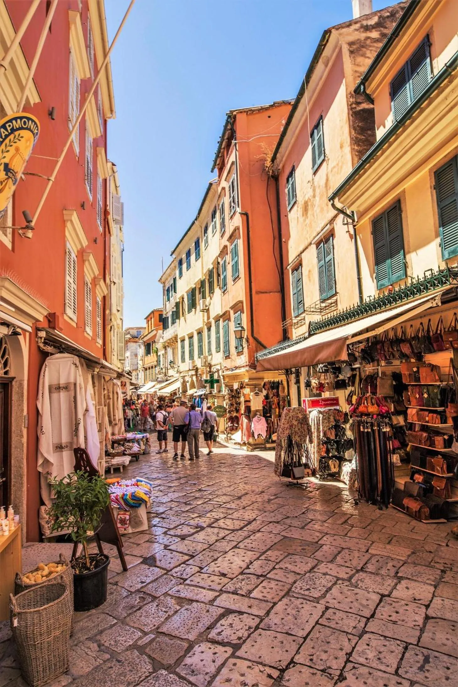 Shopping Area in Corfu Aquamarine Hotel