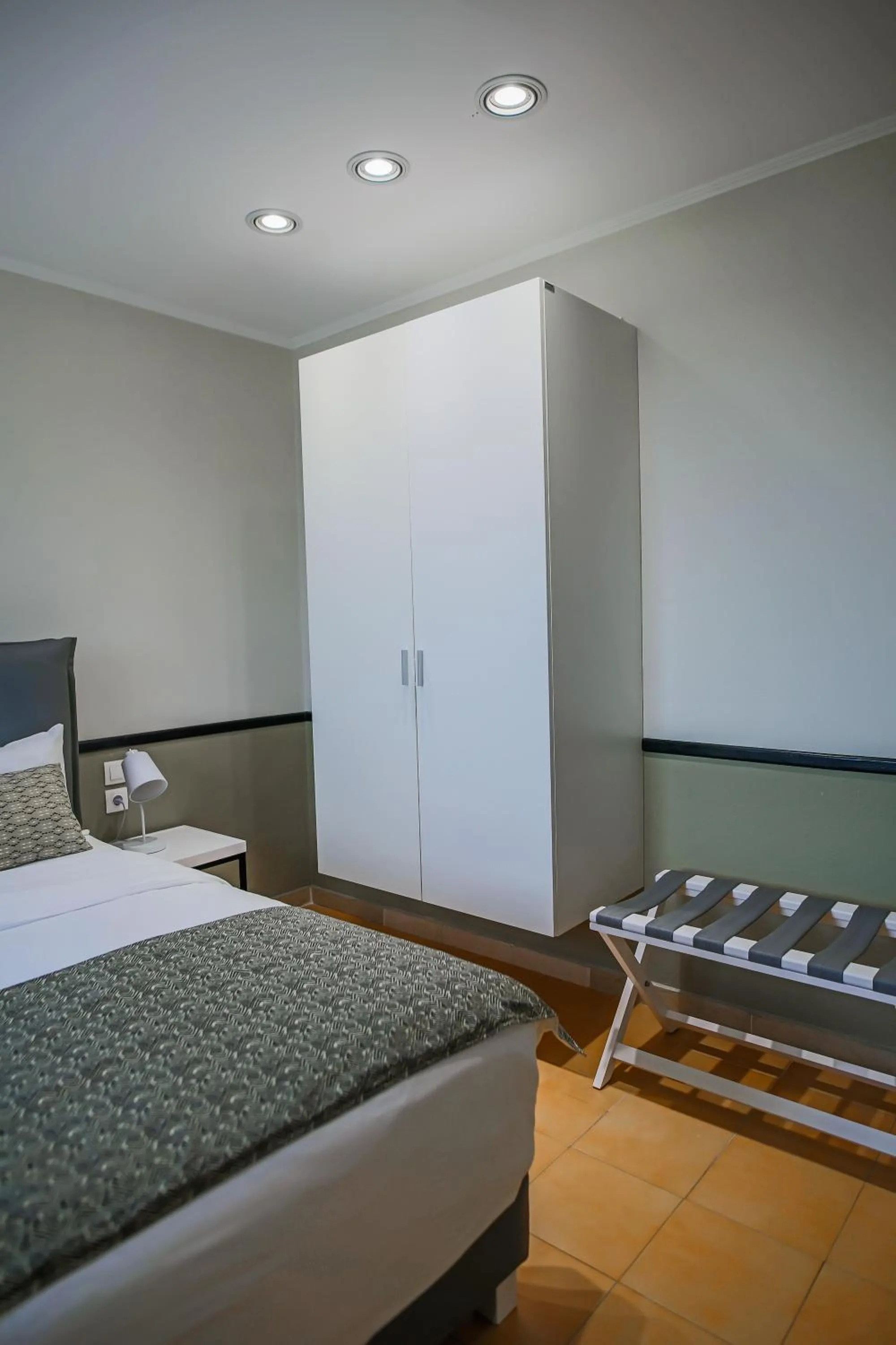 Bed in Corfu Aquamarine Hotel