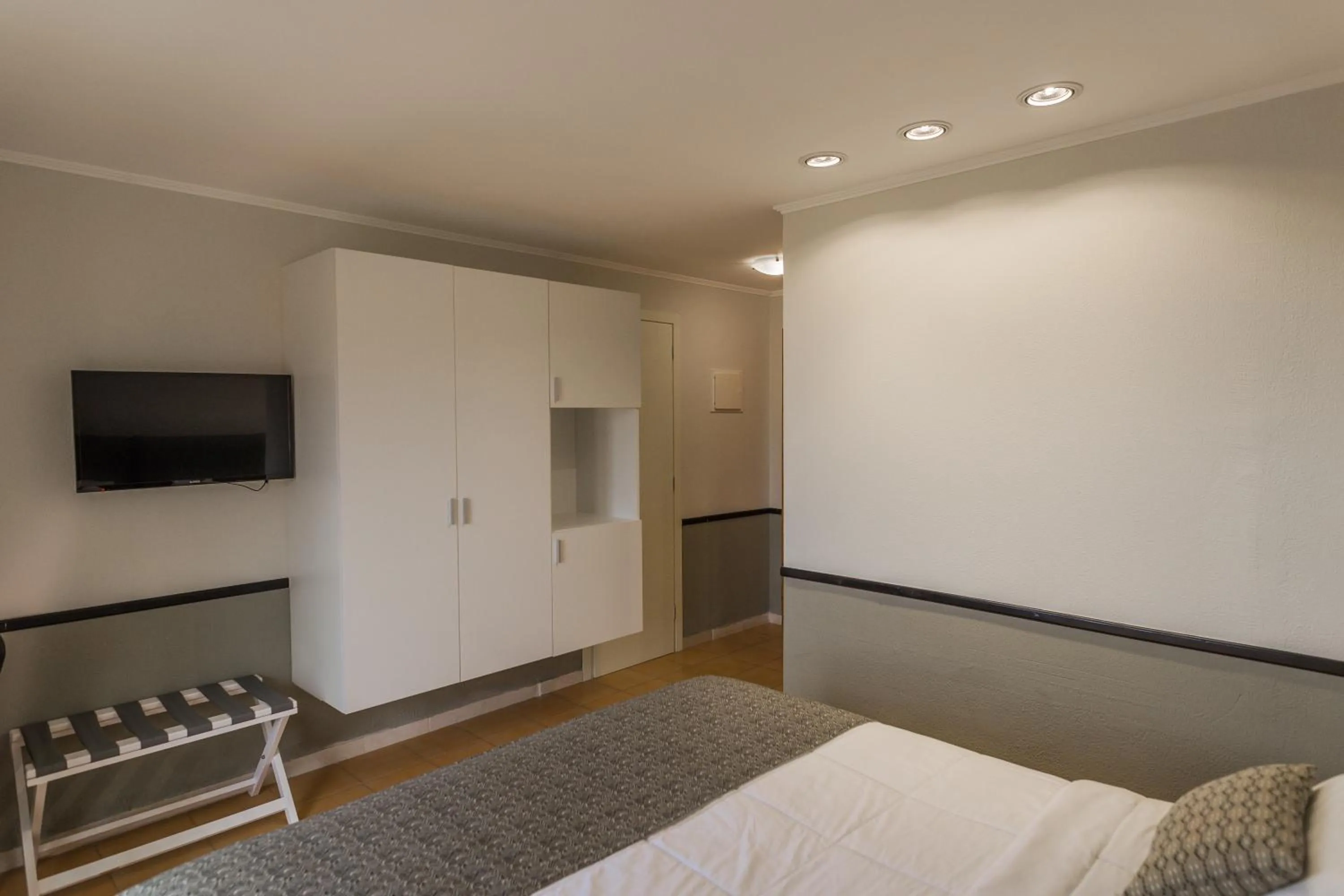 Bed in Corfu Aquamarine Hotel