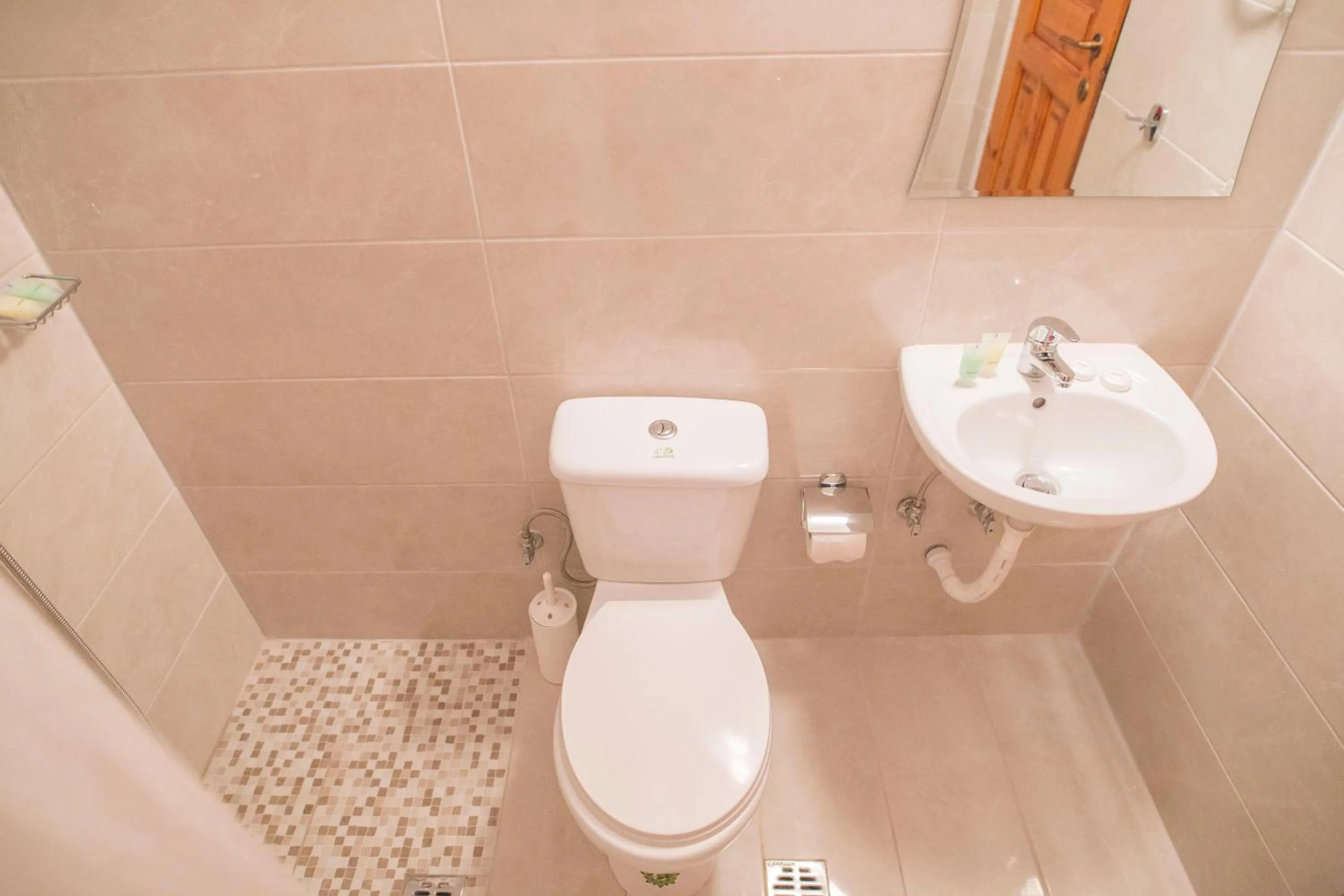 Bathroom in Corfu Aquamarine Hotel