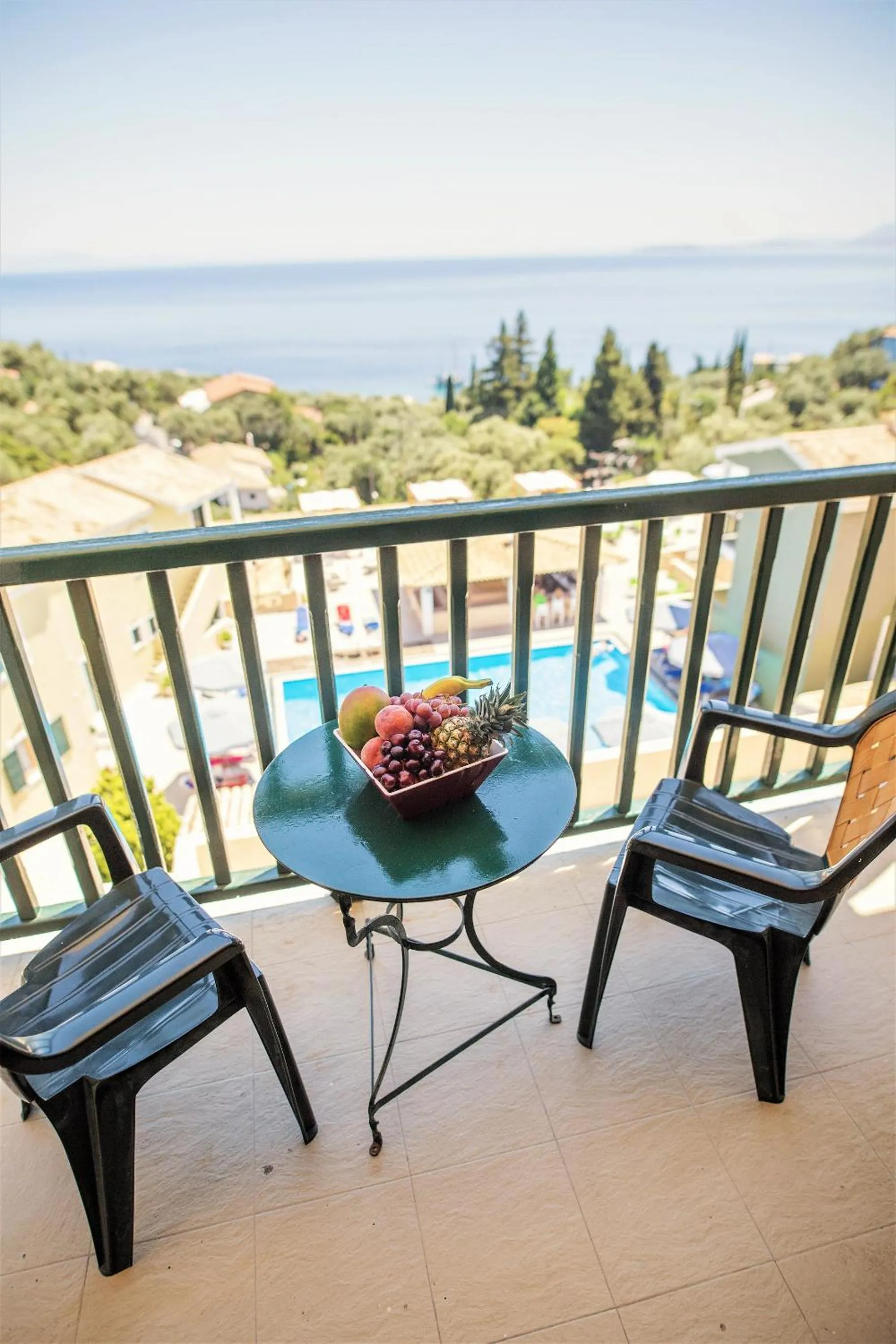Balcony/Terrace in Corfu Aquamarine Hotel