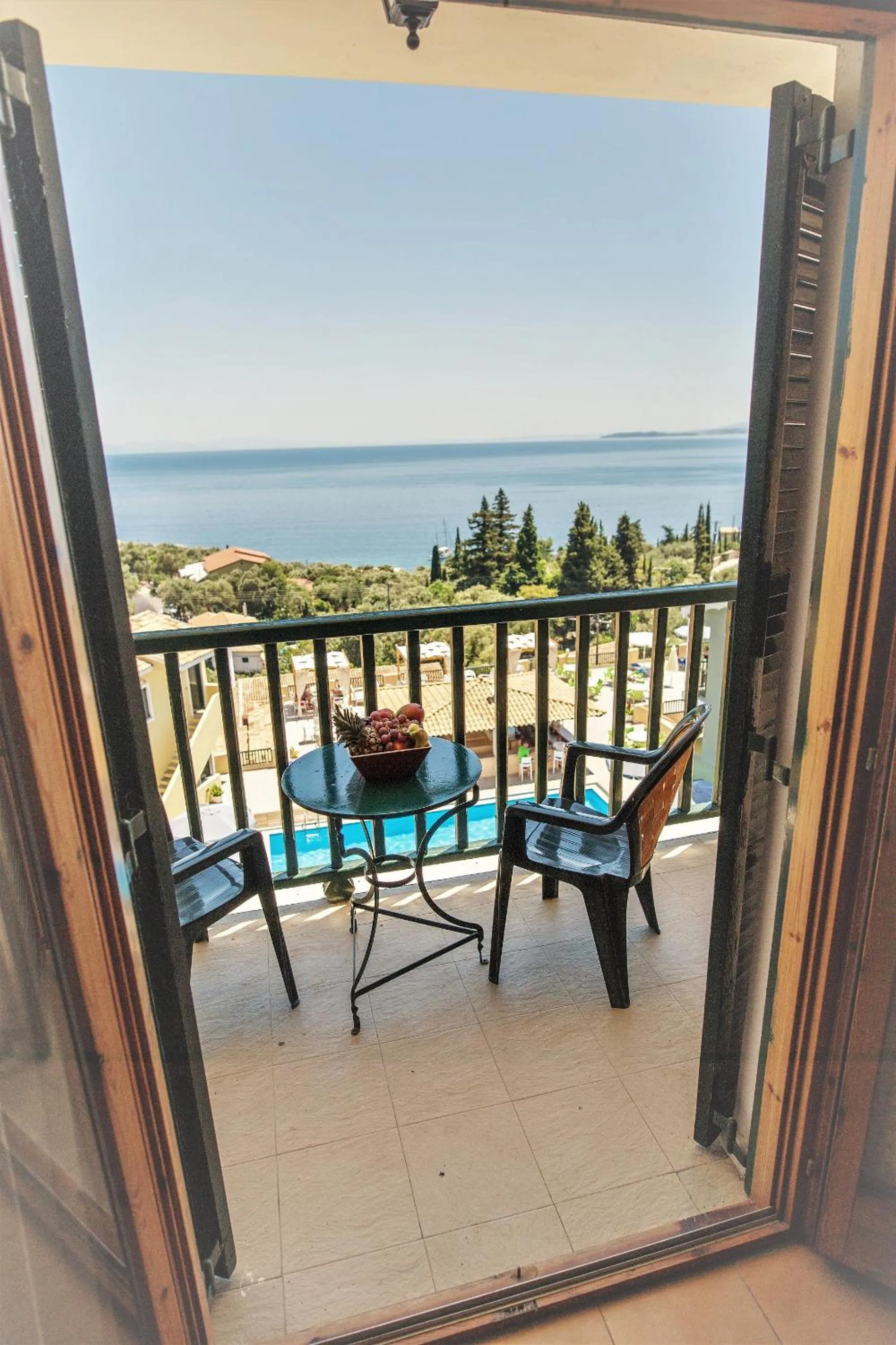 Balcony/Terrace in Corfu Aquamarine Hotel
