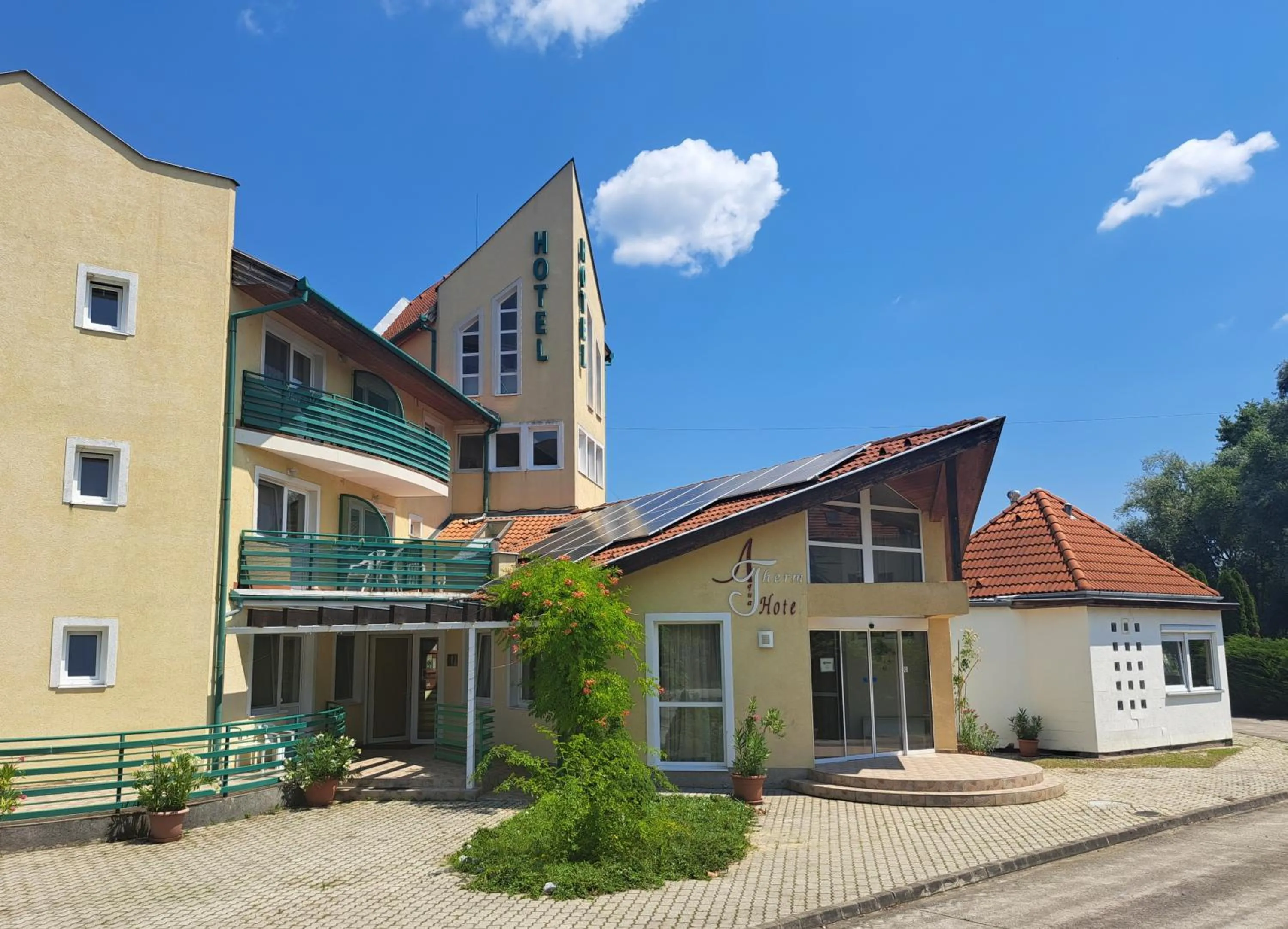 Property building in Aqua Therm Hotel