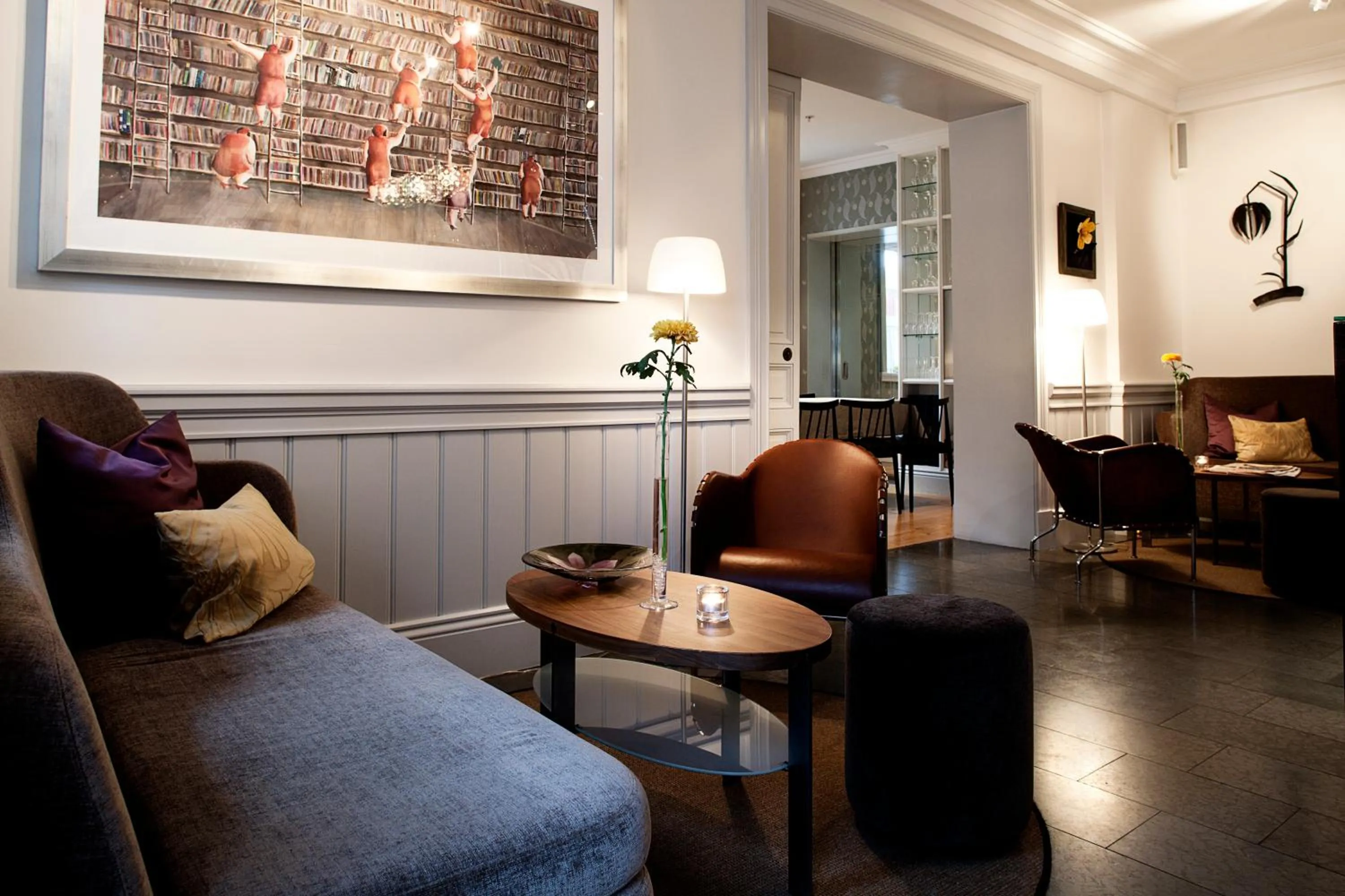 Lobby or reception in Hotel Villa Anna