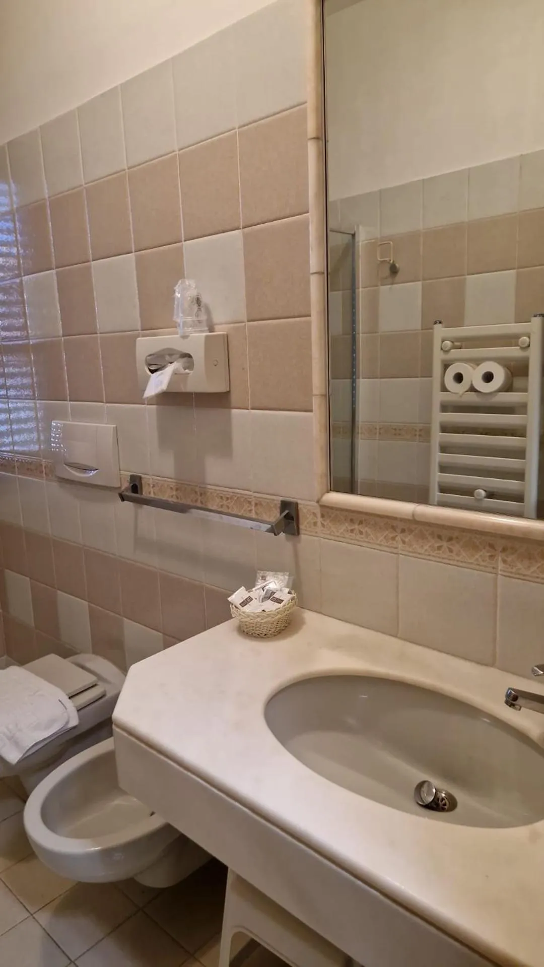 Bathroom in Hotel Dogana