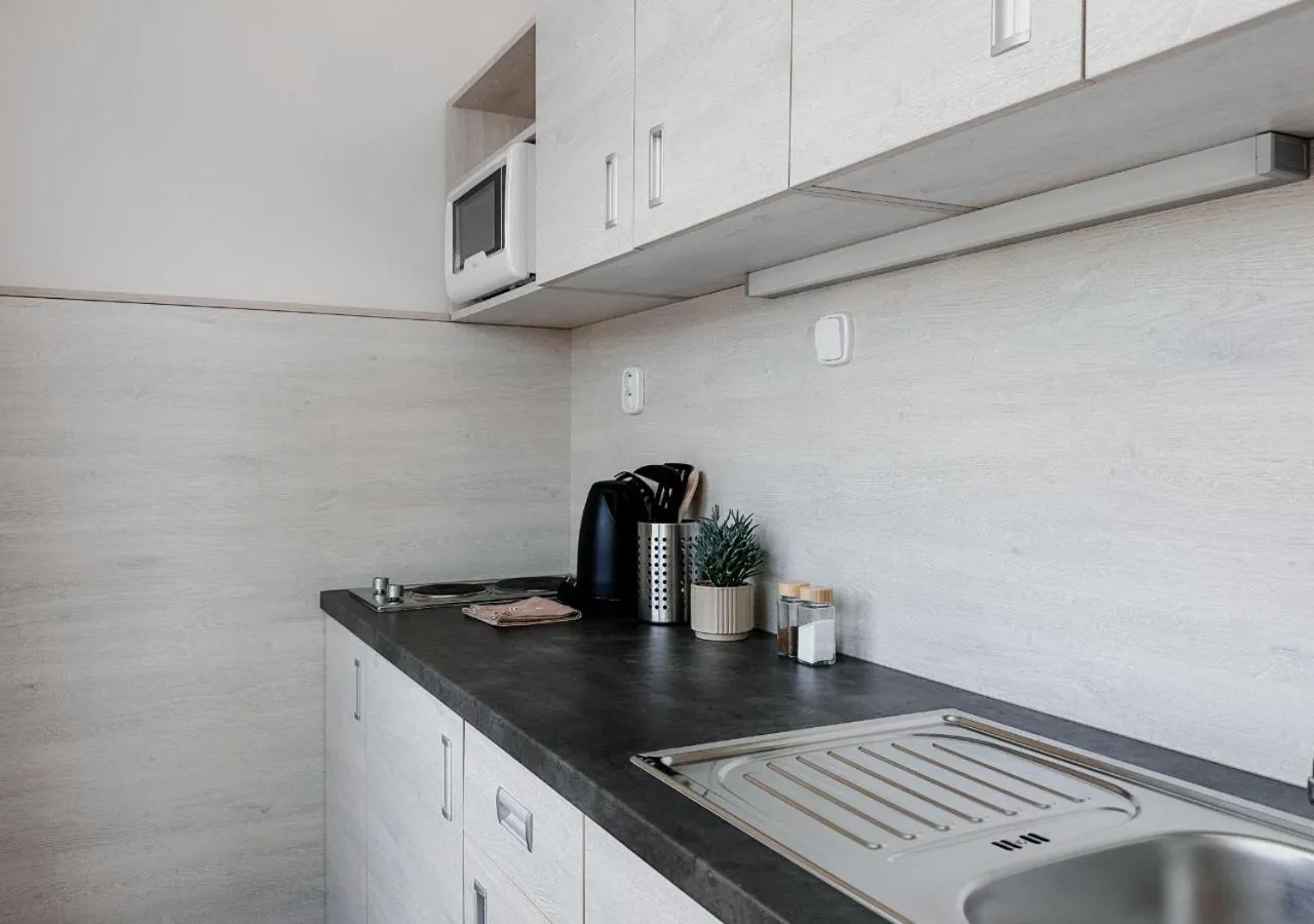 Kitchen or kitchenette in Hotel Magnólia