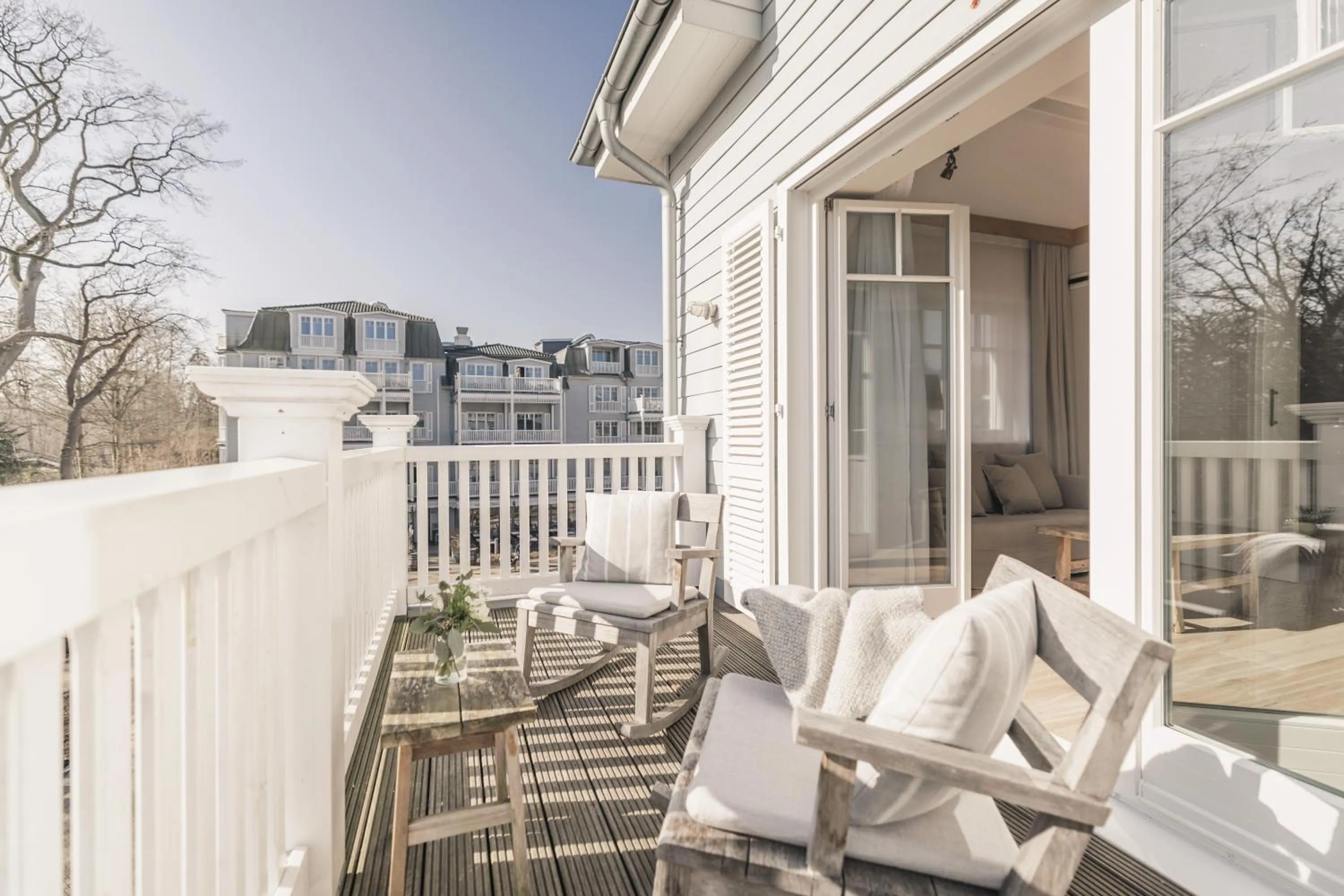 Balcony/Terrace in The Cozy Hotel & Lofts Timmendorfer Strand