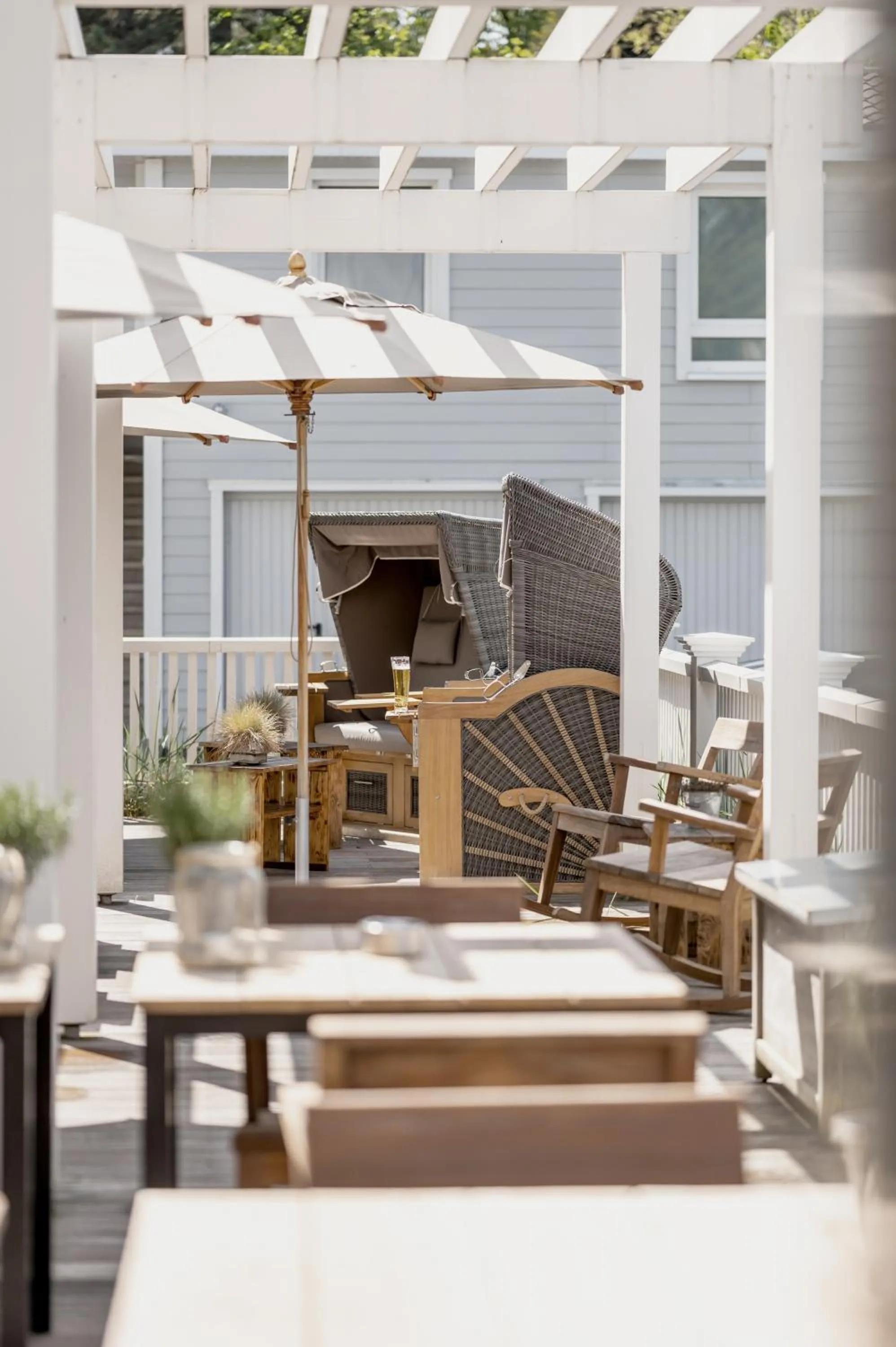 Patio in The Cozy Hotel & Lofts Timmendorfer Strand