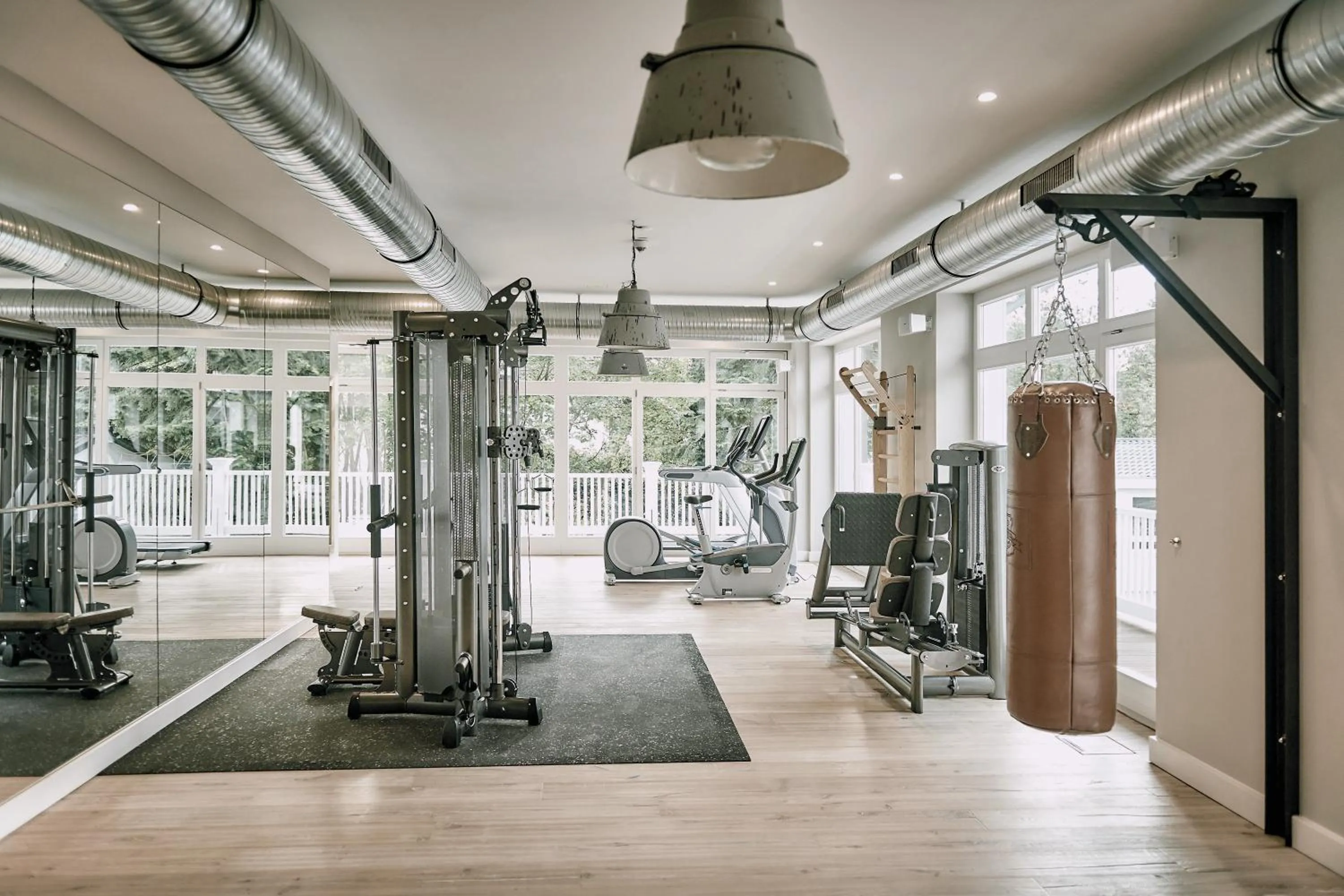 Fitness centre/facilities in The Cozy Hotel & Lofts Timmendorfer Strand