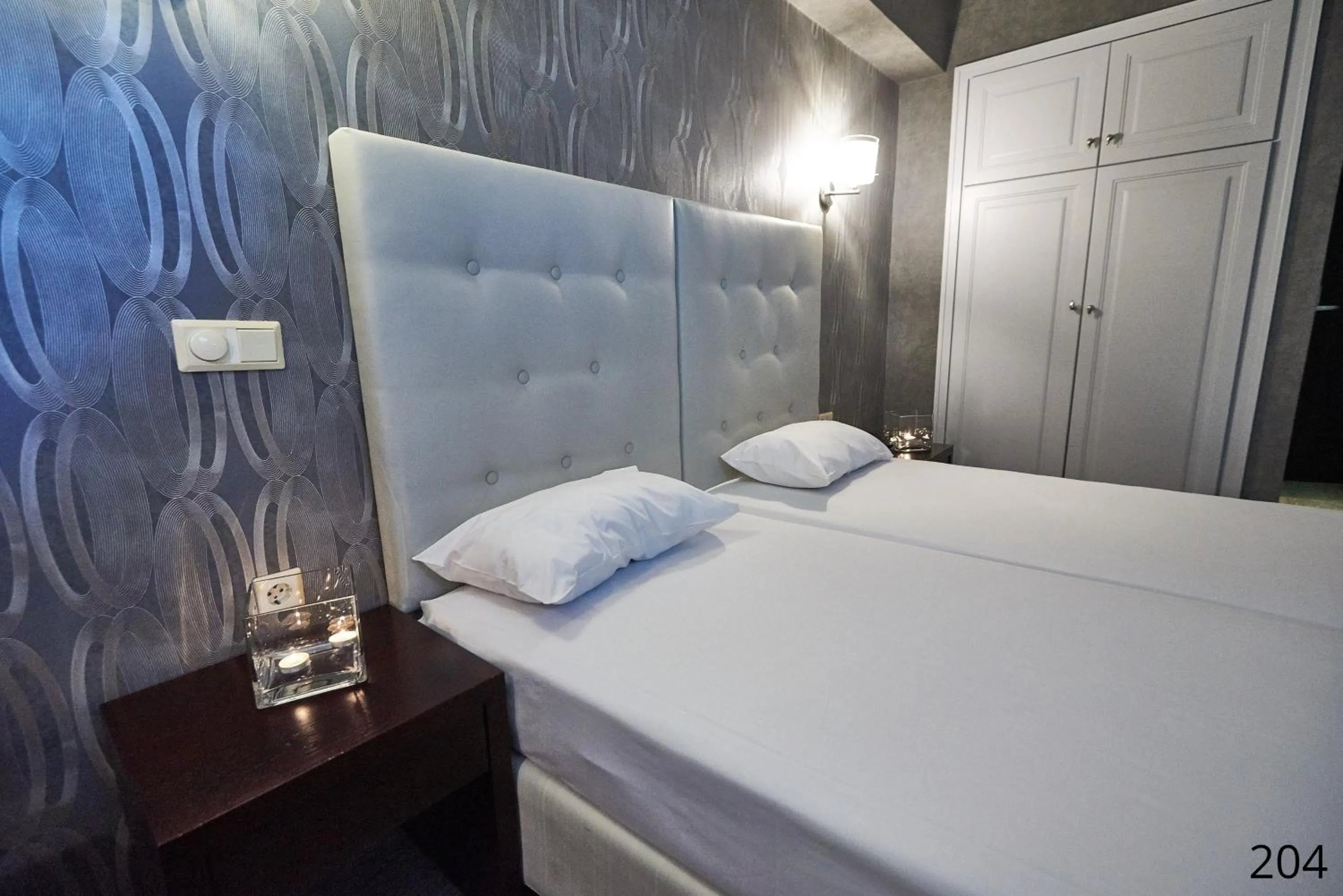 Bed in Atlantic Hotel