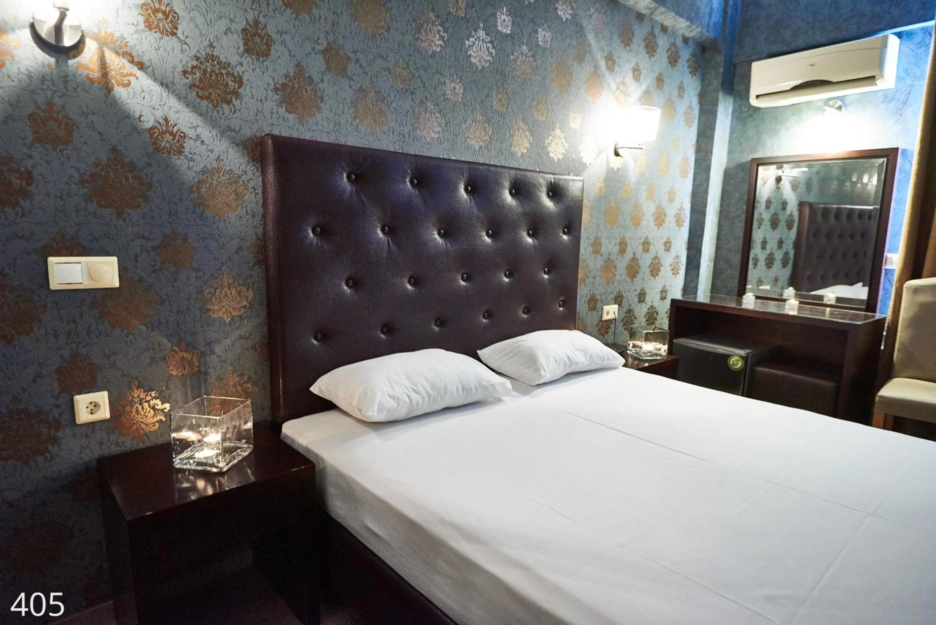 Bed in Atlantic Hotel