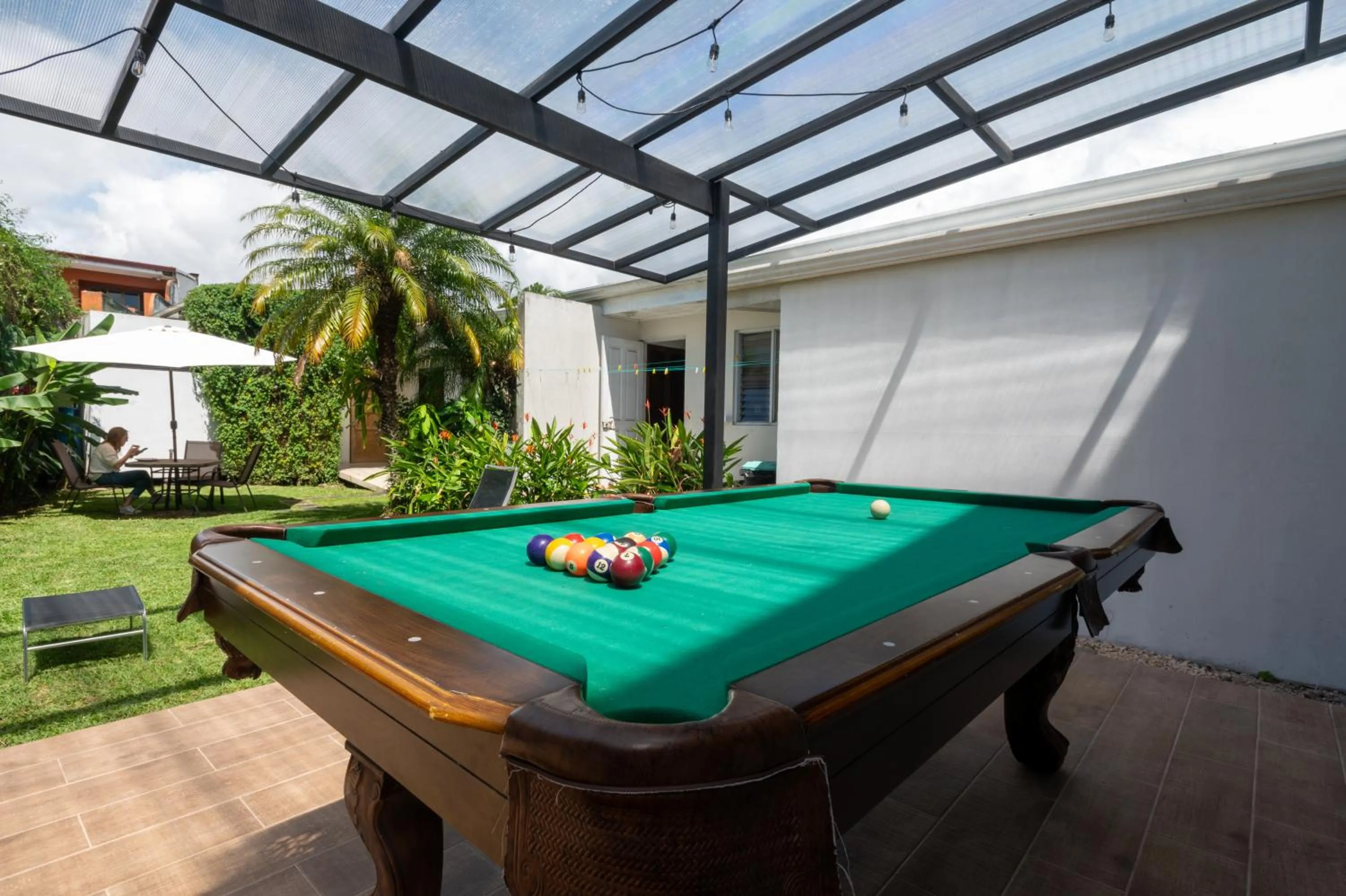 Patio in Capital Hostel de Ciudad