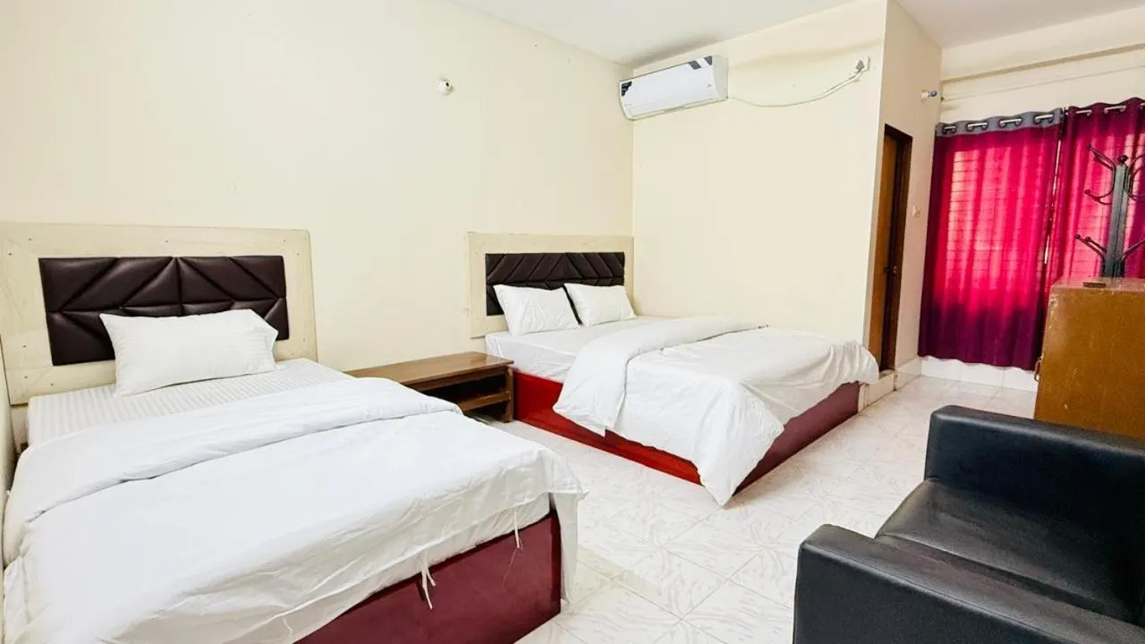 Bed in Hotel Green Land