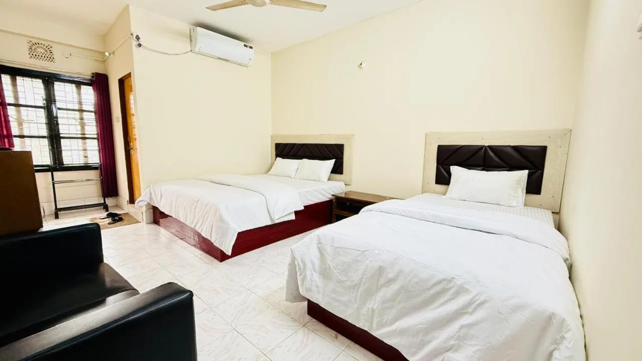 Bed in Hotel Green Land