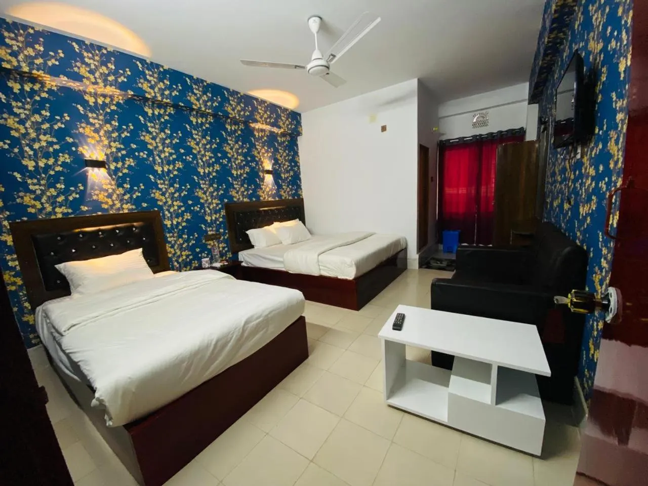 Bed in Hotel Green Land