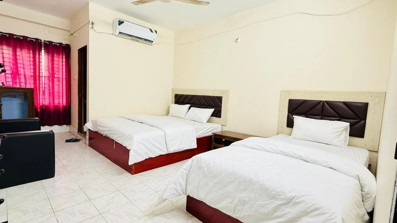 Bed in Hotel Green Land