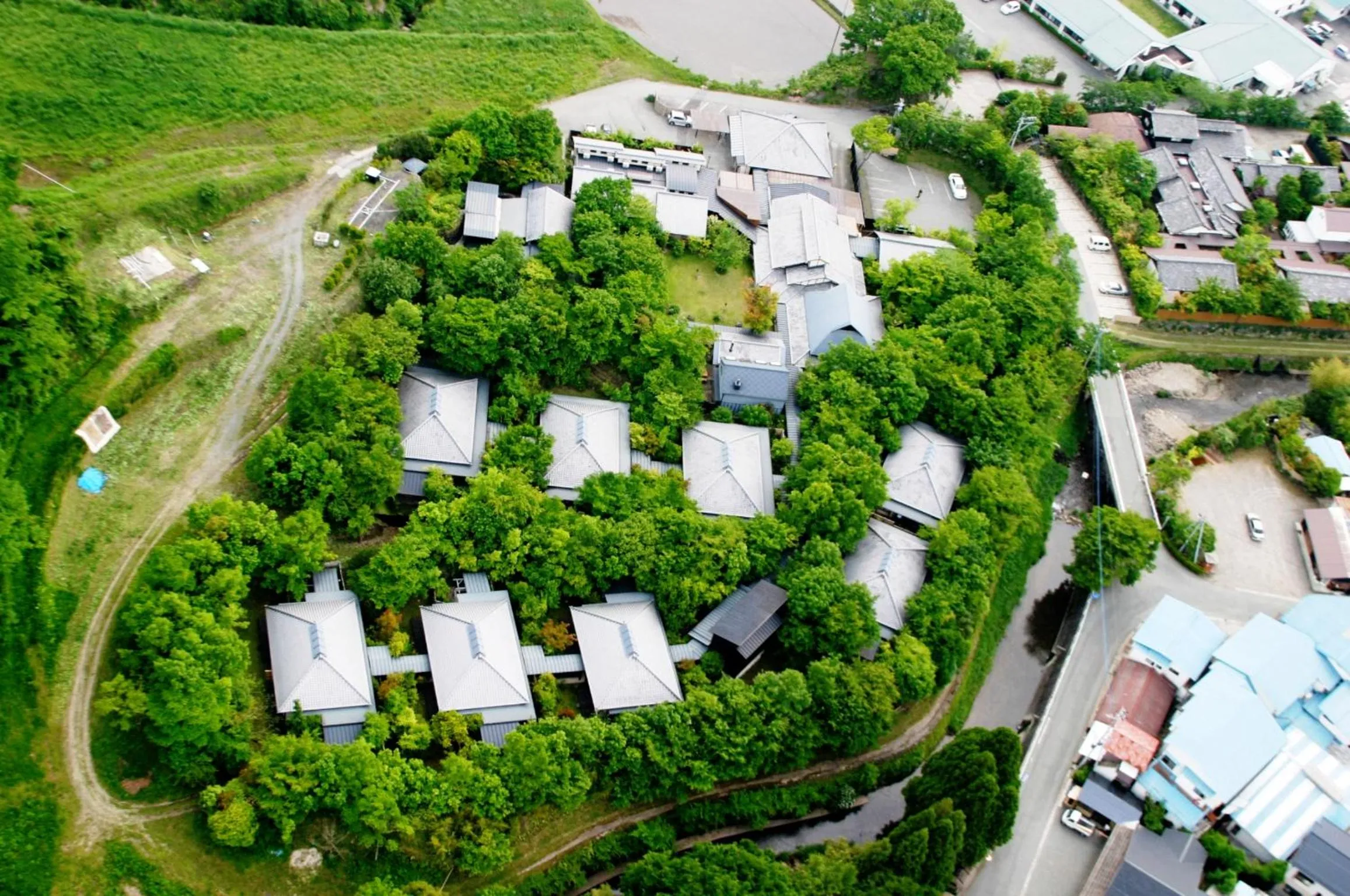 Bird's eye view in Shikinosato Hanamura