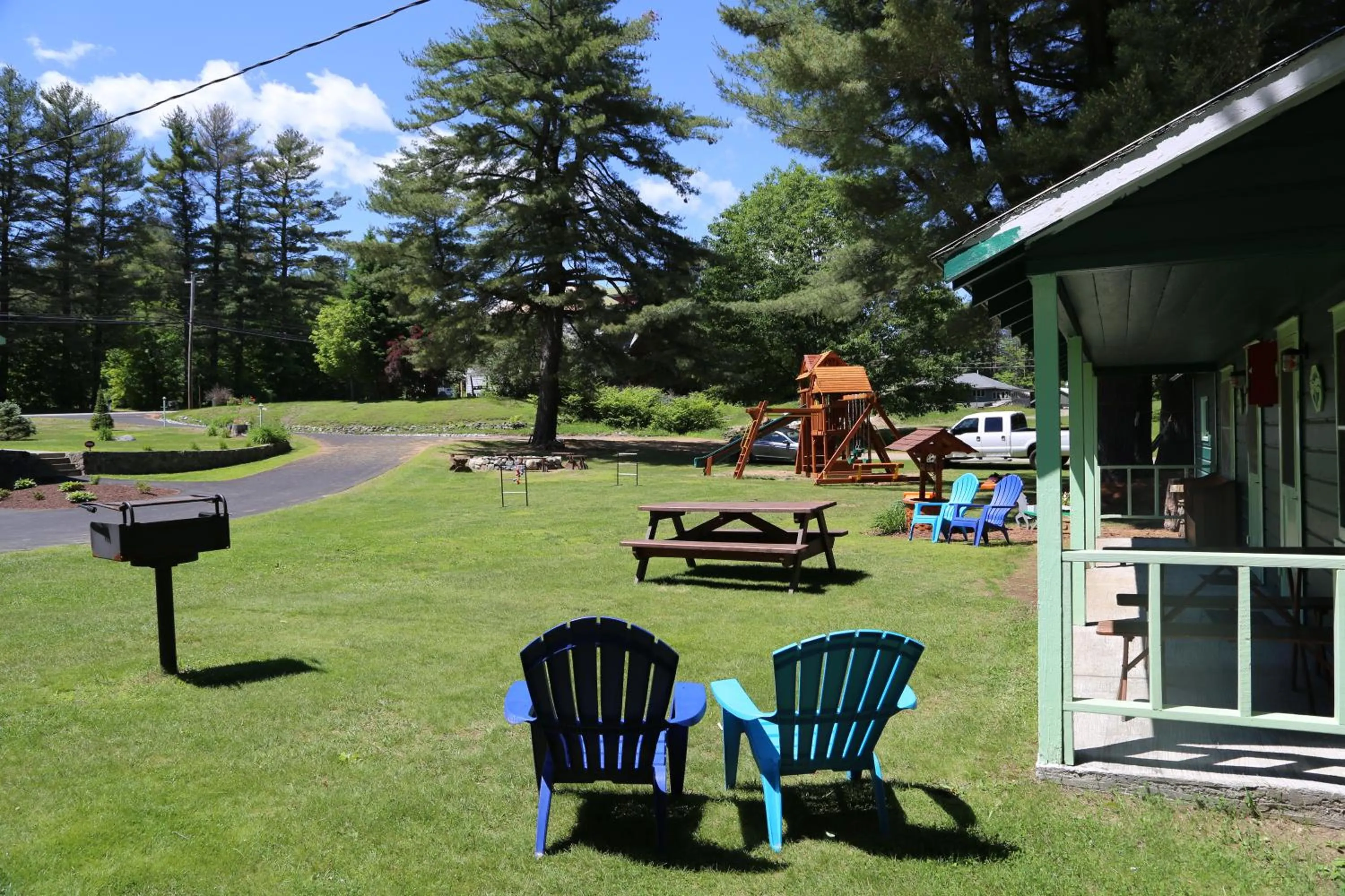 Day in Rowe's Adirondack Cabins of Schroon Lake