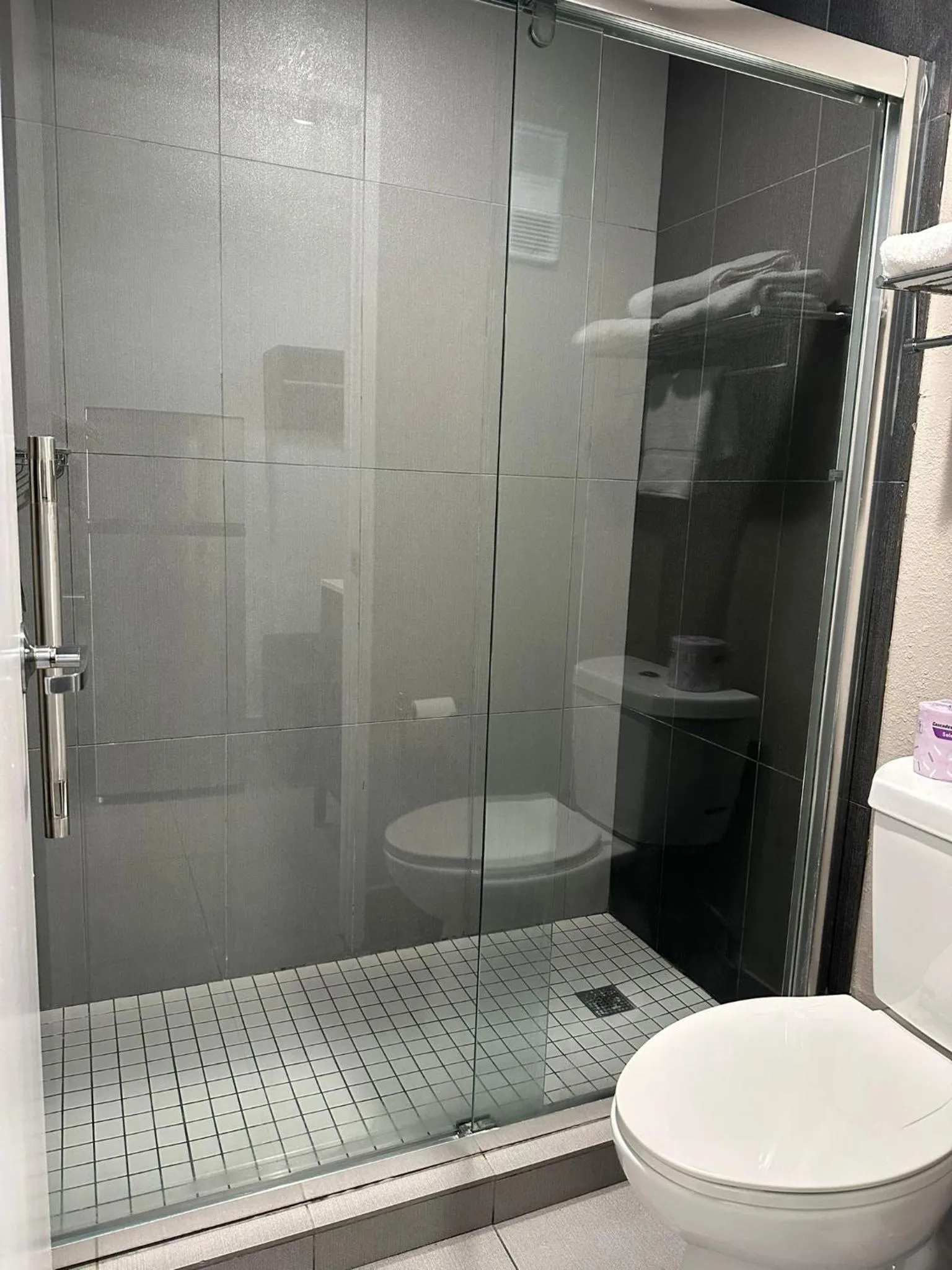 Bathroom in Studio 6 Suites San Ysidro CA San Diego South Bay