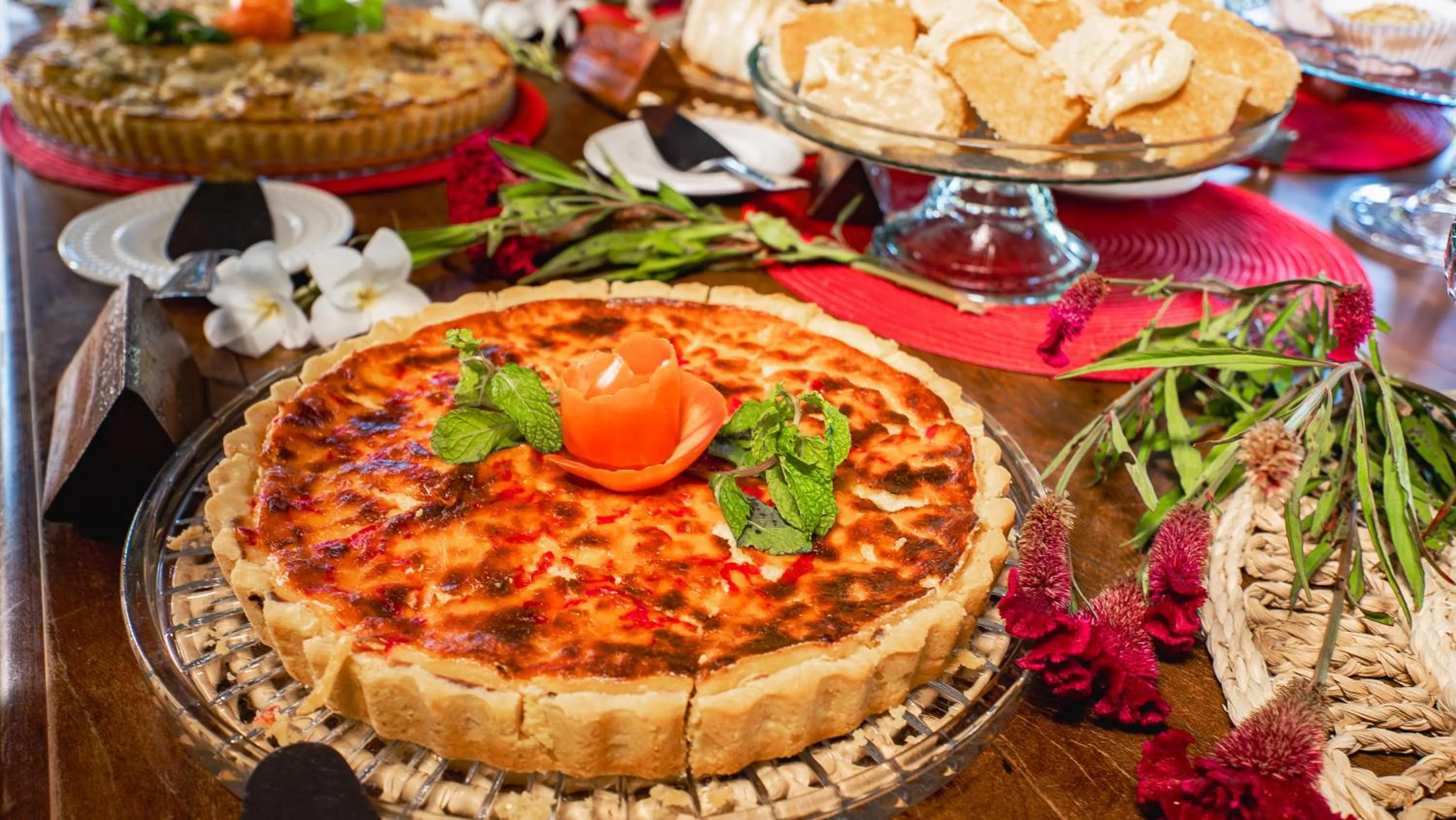 Buffet breakfast in Pousada Bicho Preguiça