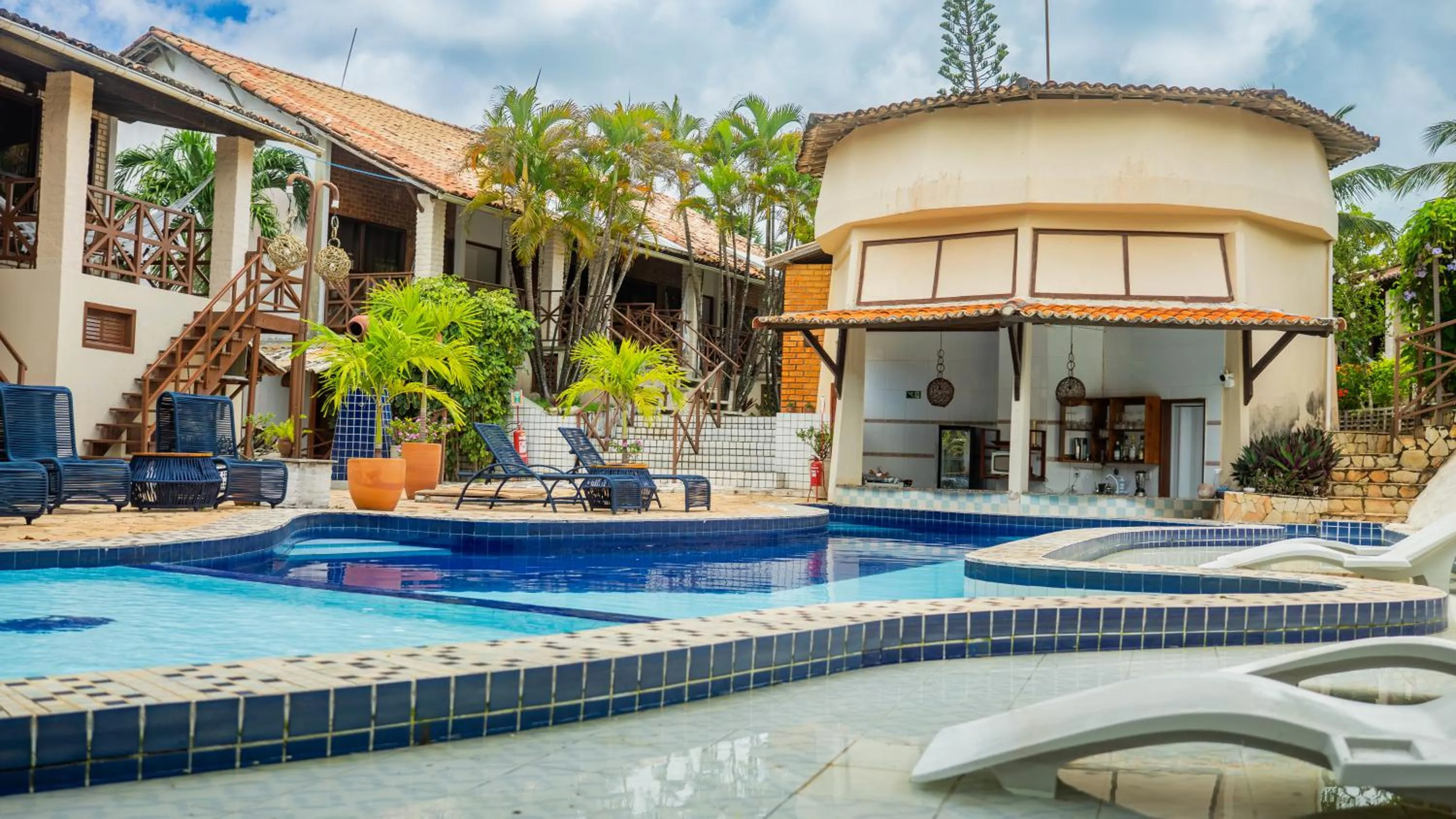 Lounge or bar in Pousada Bicho Preguiça