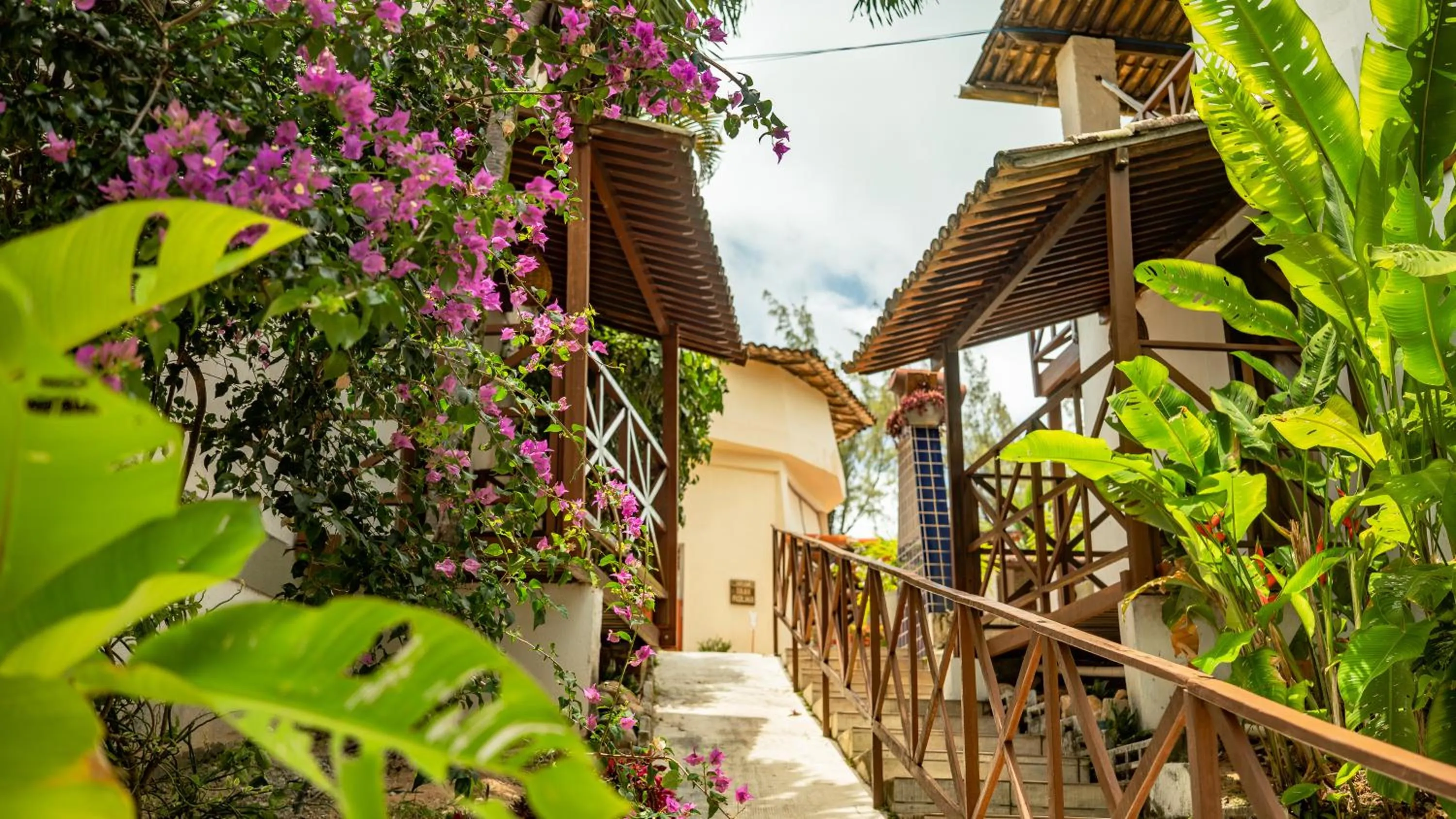 Garden in Pousada Bicho Preguiça