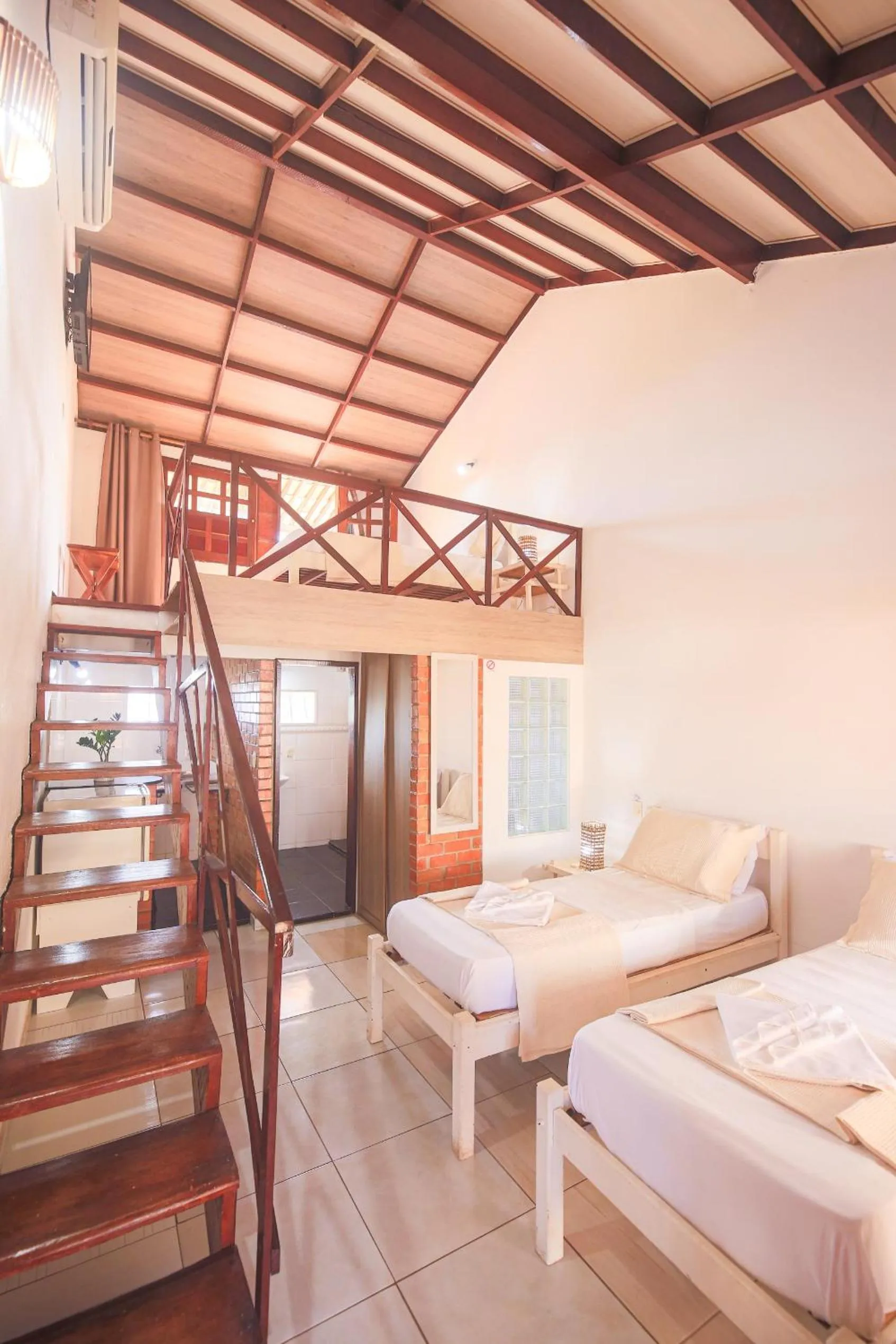 Bedroom, Bed in Pousada Bicho Preguiça