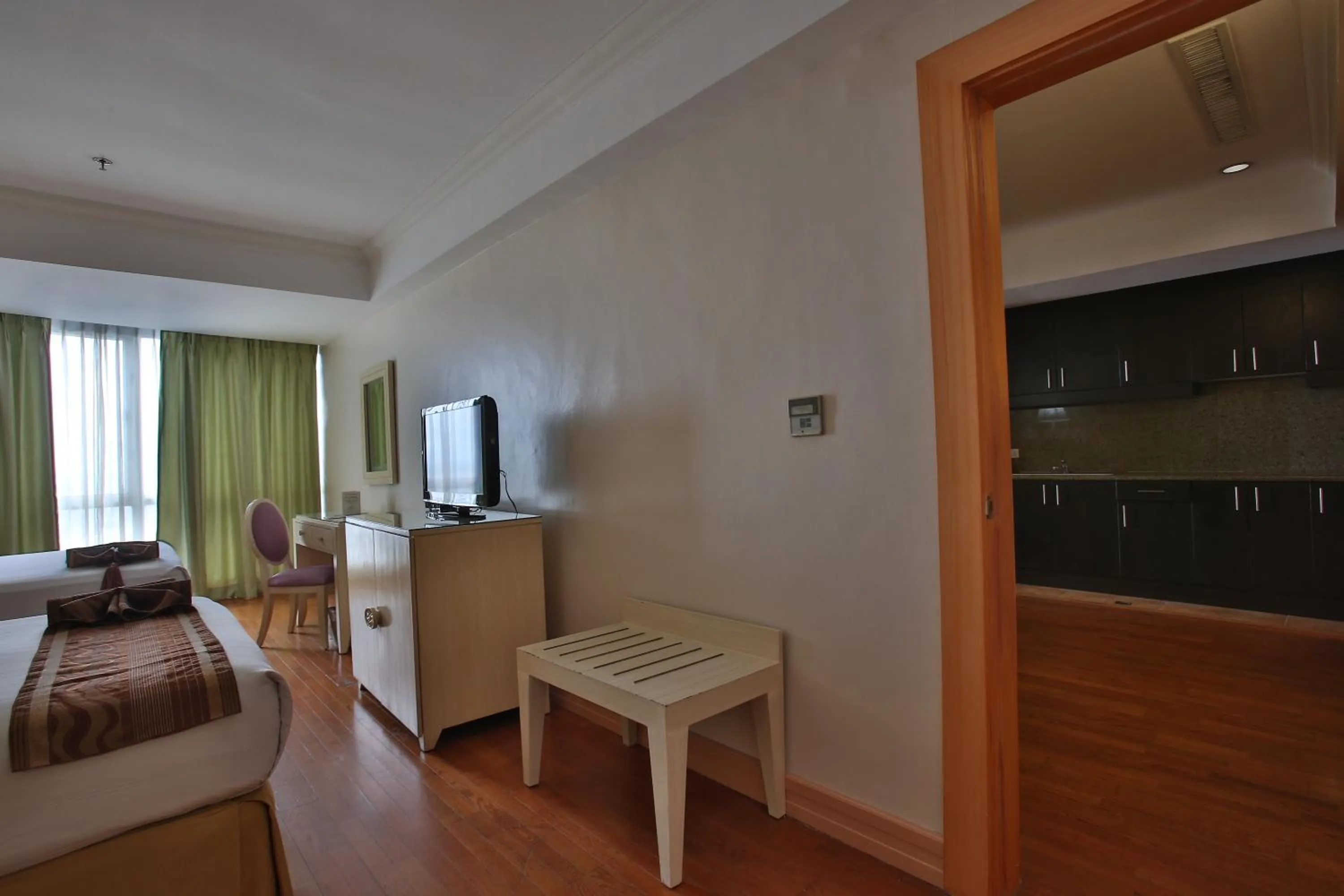 Decorative detail, Bed in Crown Regency Hotel & Towers