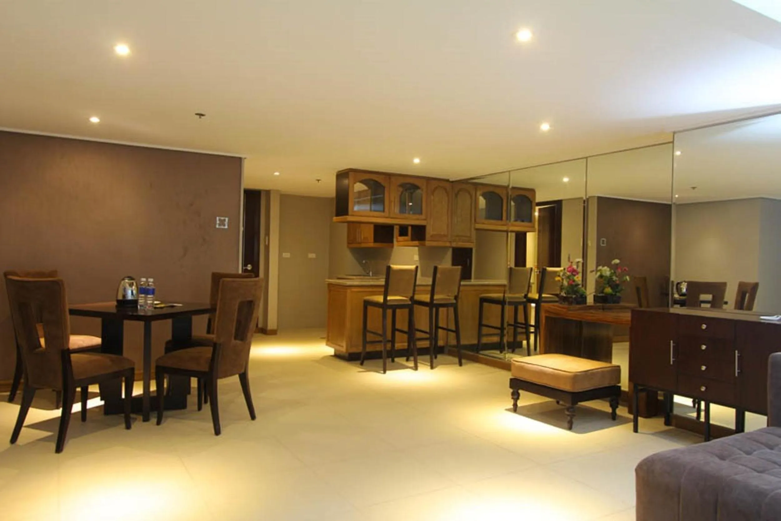 Kitchen or kitchenette in Crown Regency Hotel & Towers