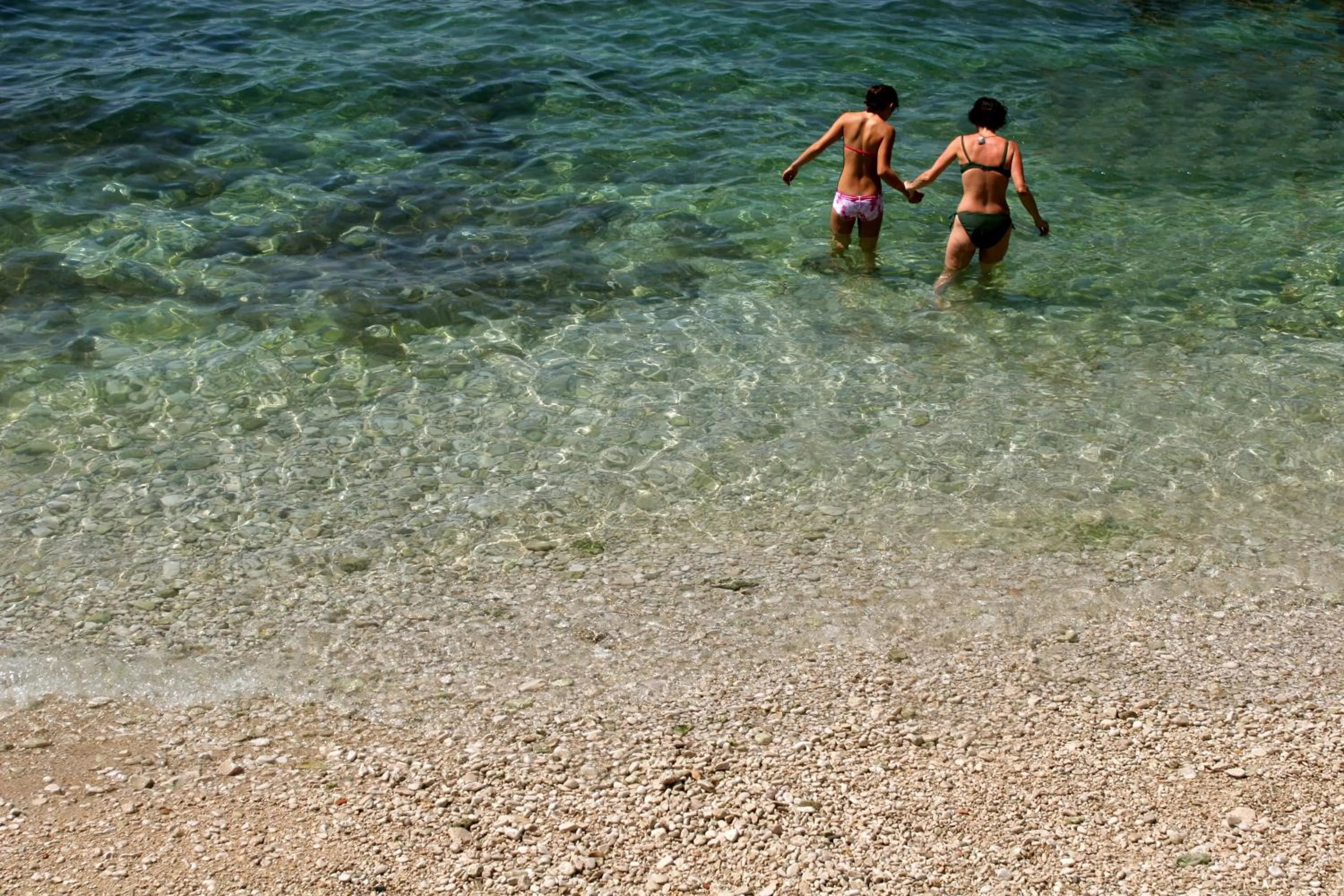 Beach in Mobile Homes Comfort ELBA Zelena Laguna