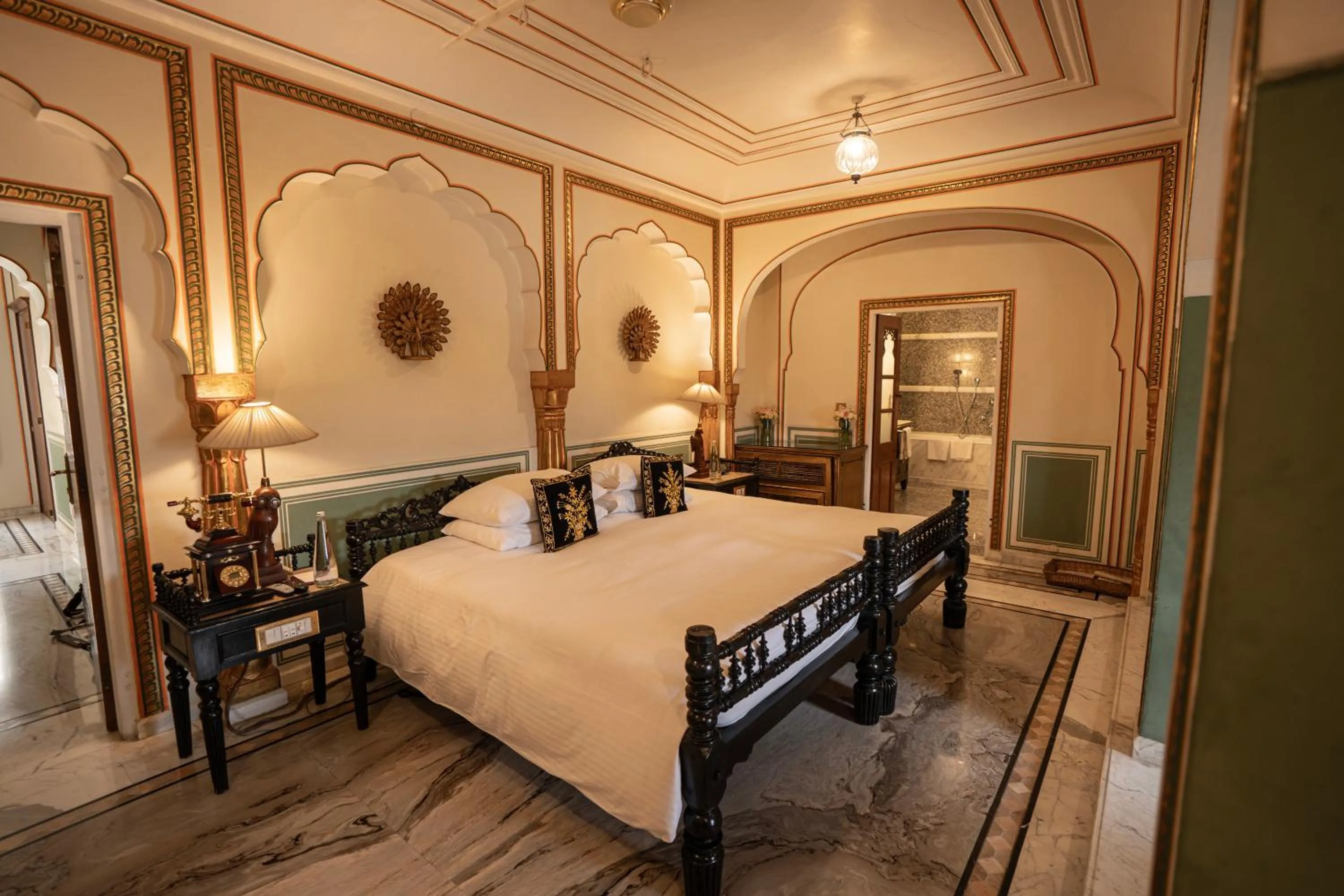 Photo of the whole room, Bed in The Raj Palace (Small Luxury Hotels of the World)
