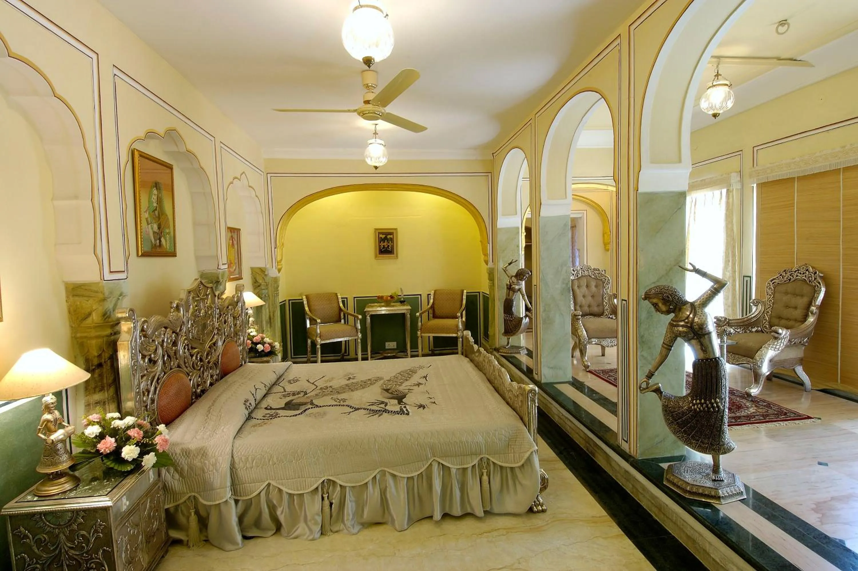 Bed in The Raj Palace (Small Luxury Hotels of the World)