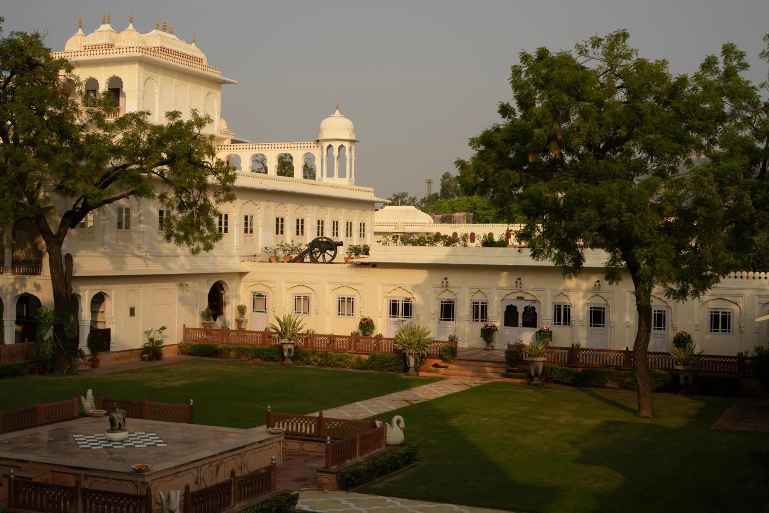 Garden in The Raj Palace (Small Luxury Hotels of the World)