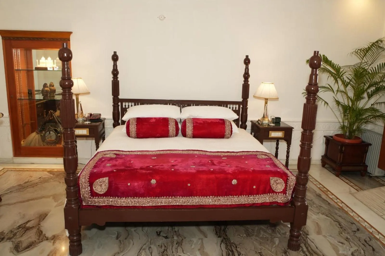 Bed in The Raj Palace (Small Luxury Hotels of the World)