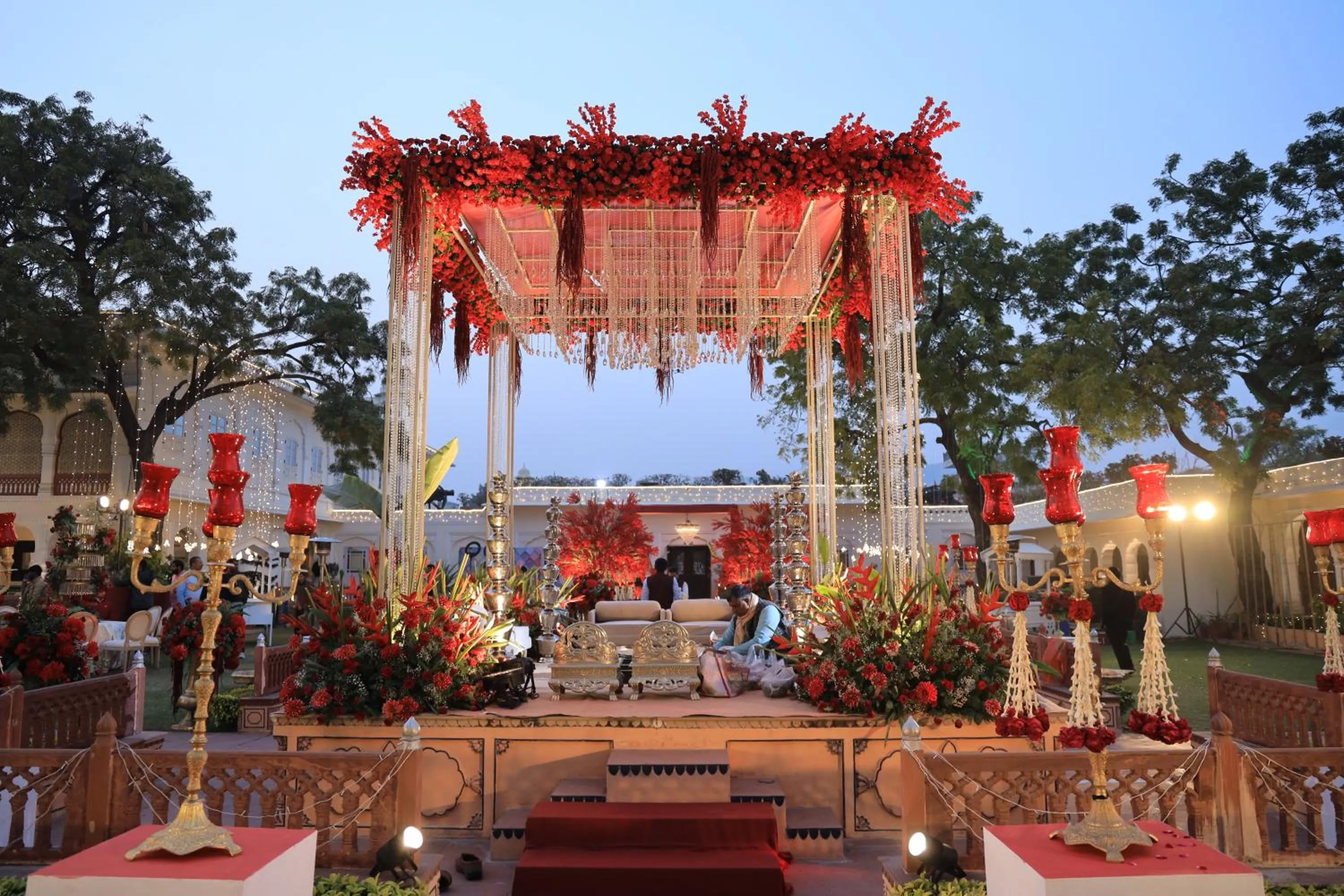 wedding in The Raj Palace (Small Luxury Hotels of the World)
