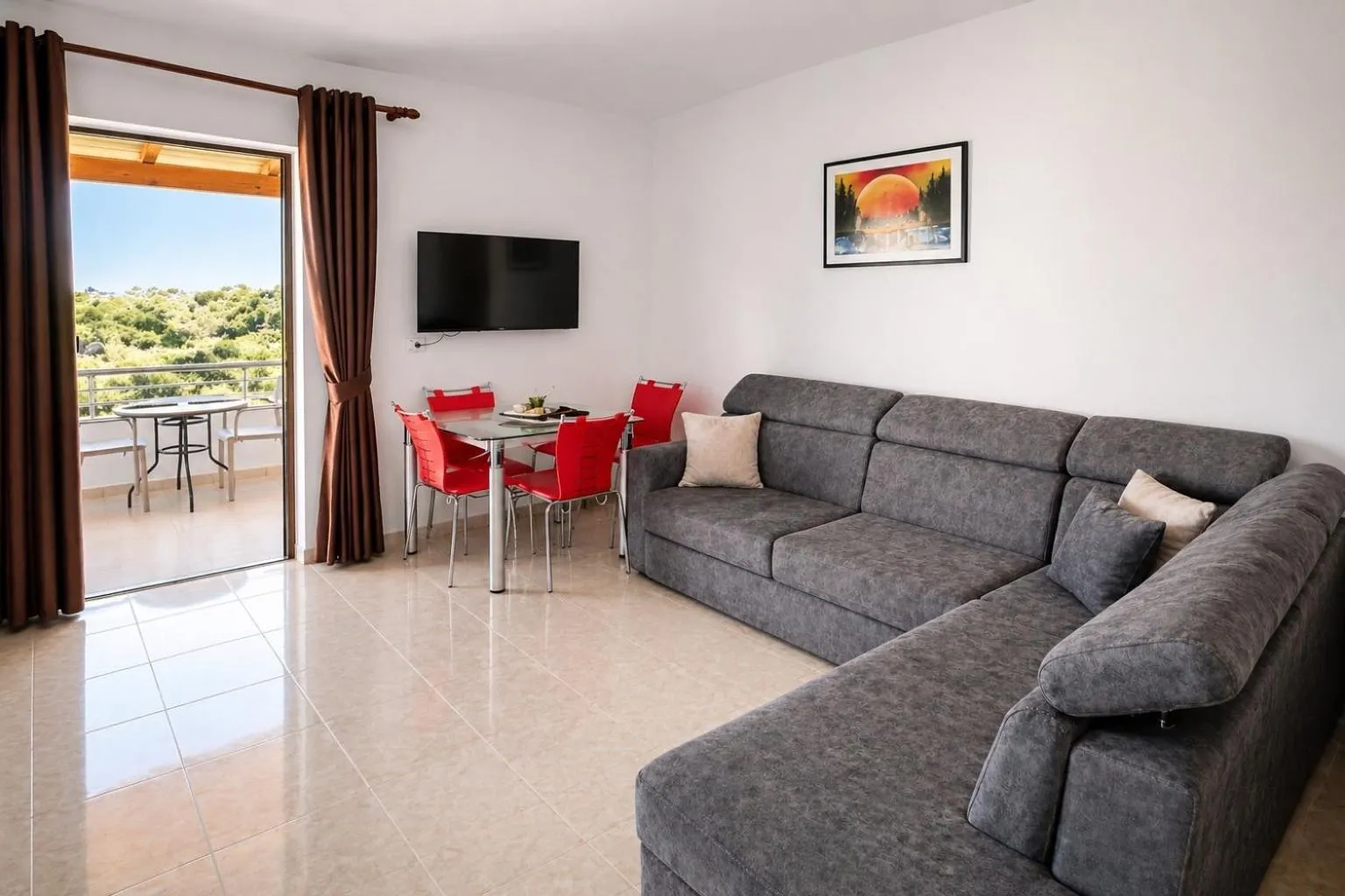 Living room in Vila Bilali