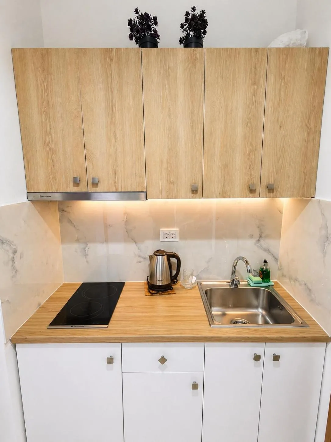 Kitchen or kitchenette in Vila Bilali