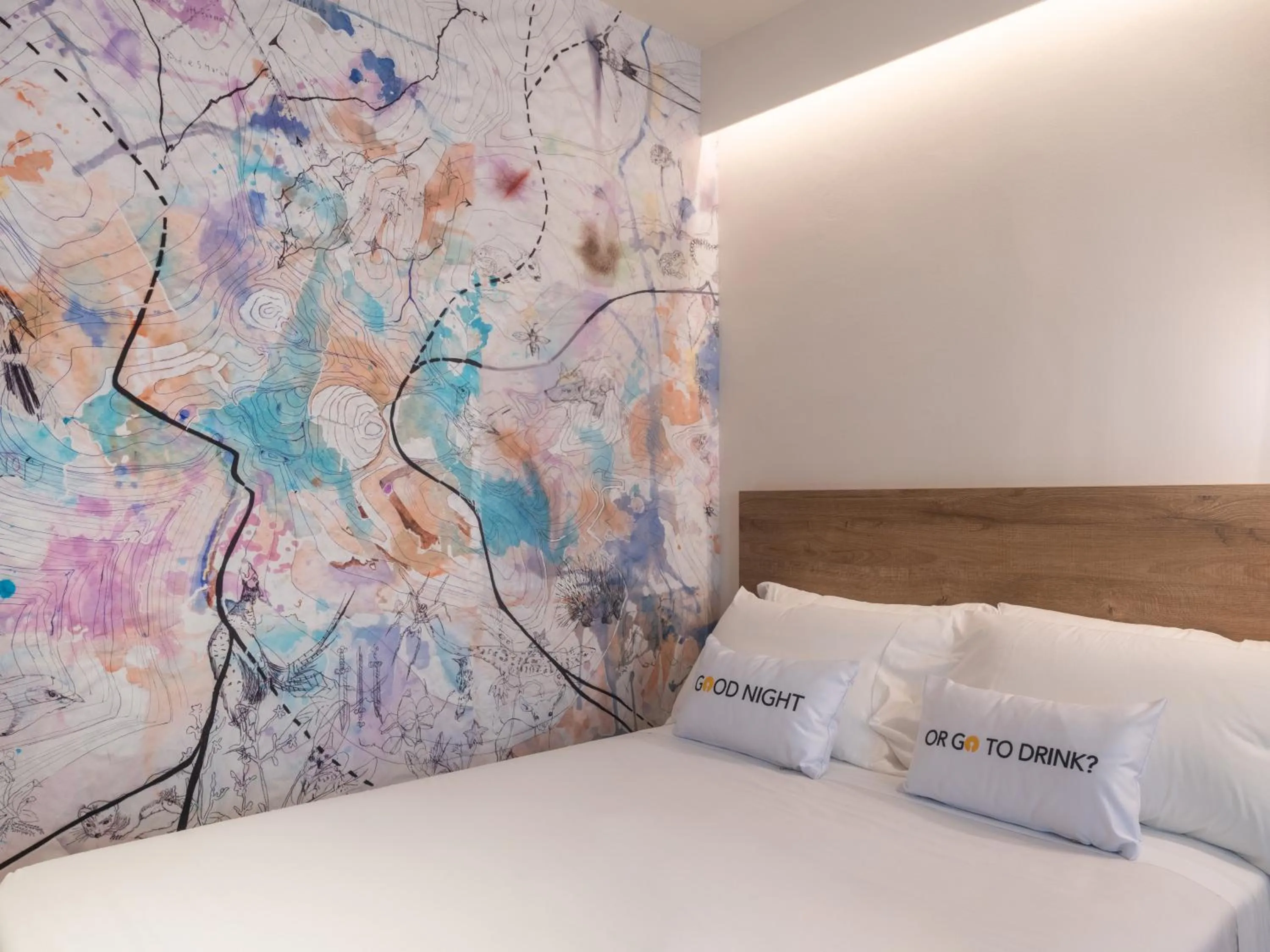 Bedroom in Catignano Hotel