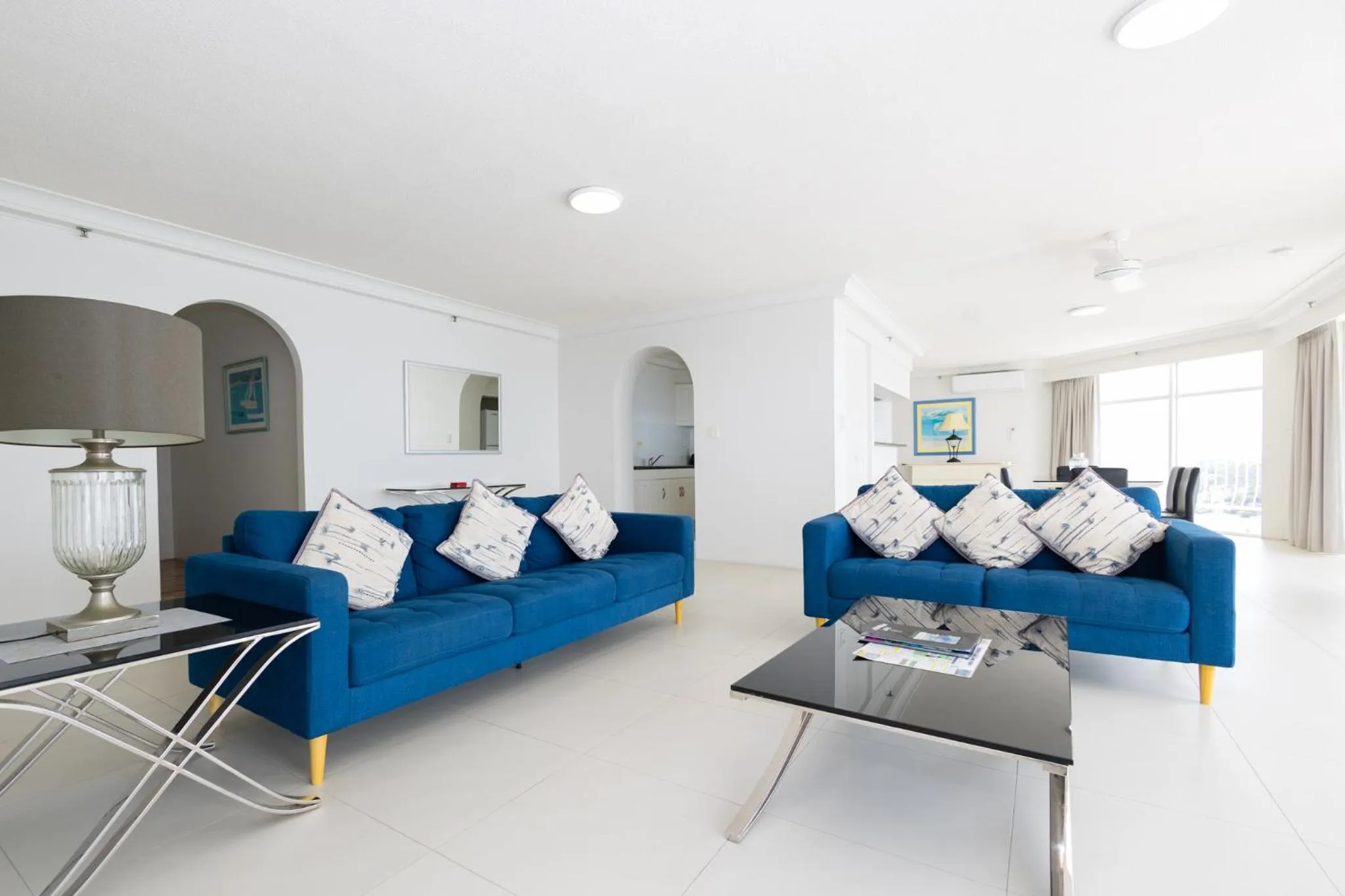 Bed in Burleigh Surf Apartments