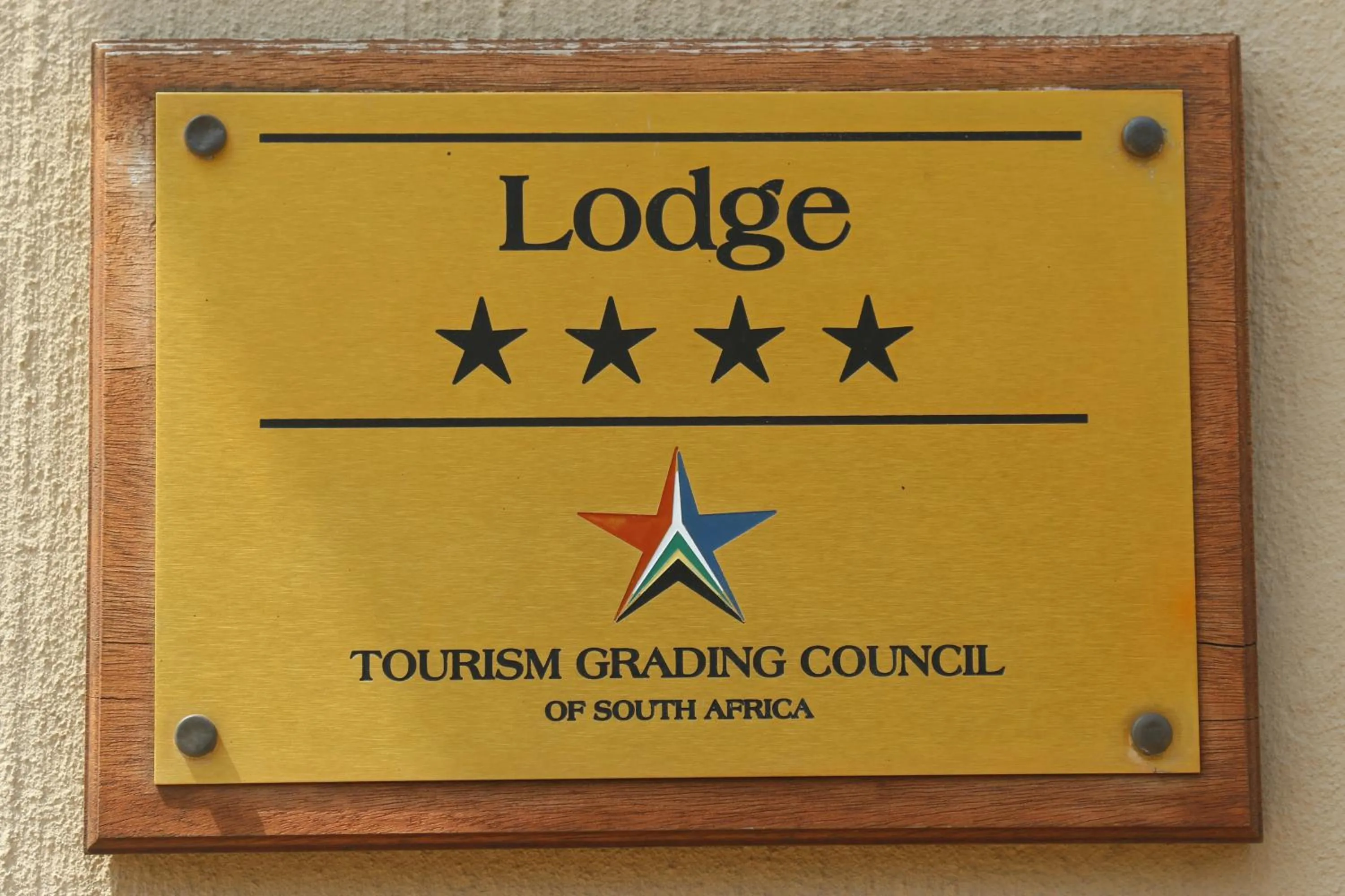 Certificate/Award in Heidelberg Kloof Lodge