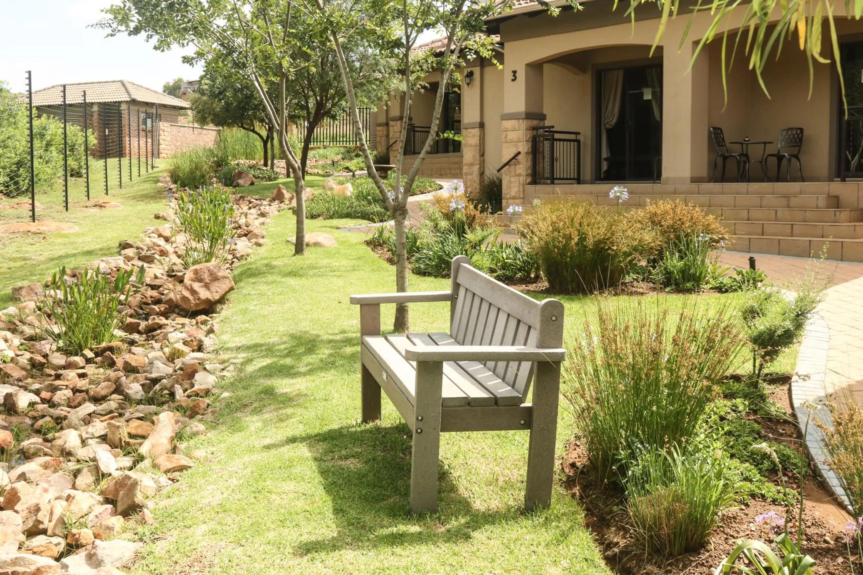 Garden in Heidelberg Kloof Lodge