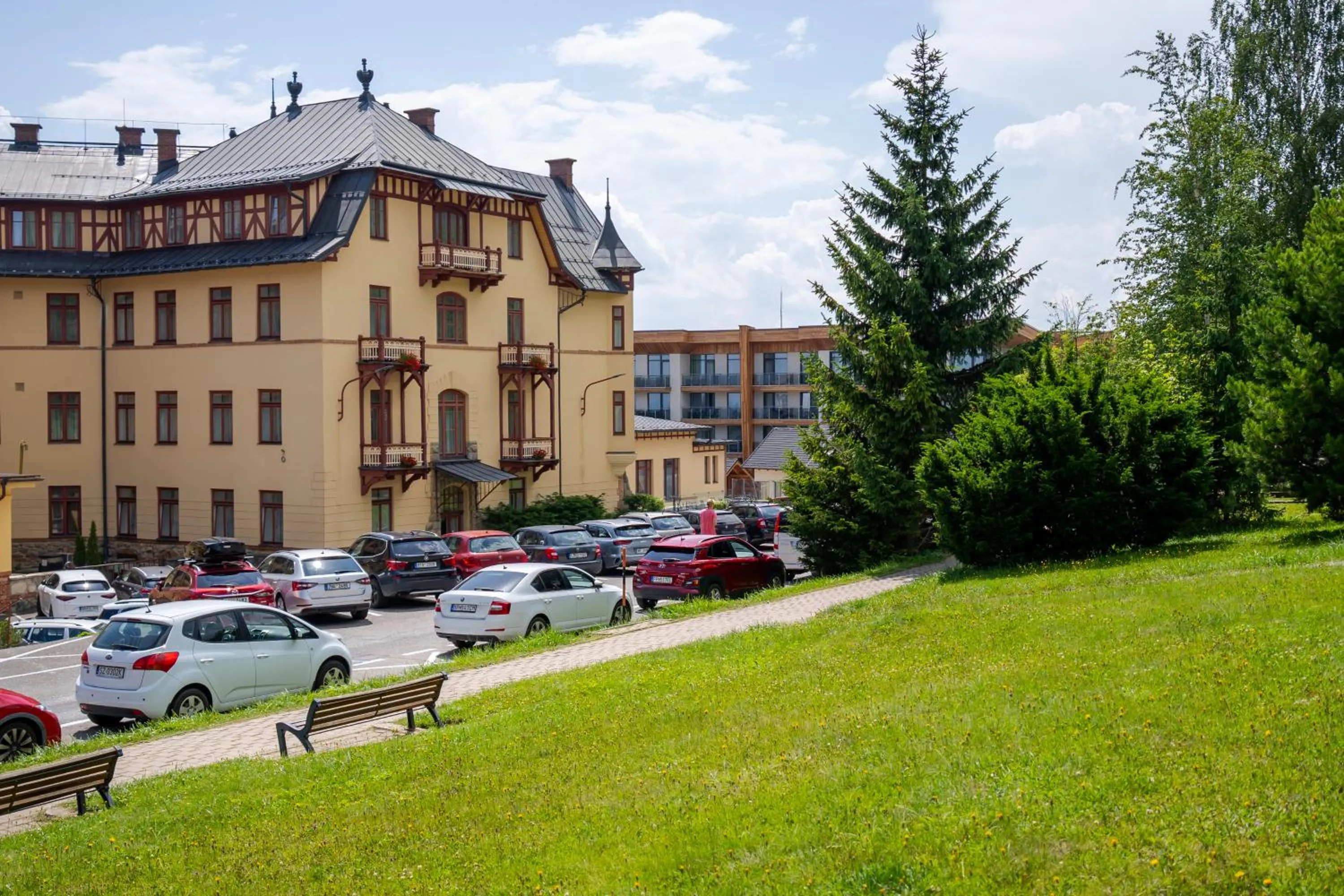 Property building in Grand hotel Starý Smokovec