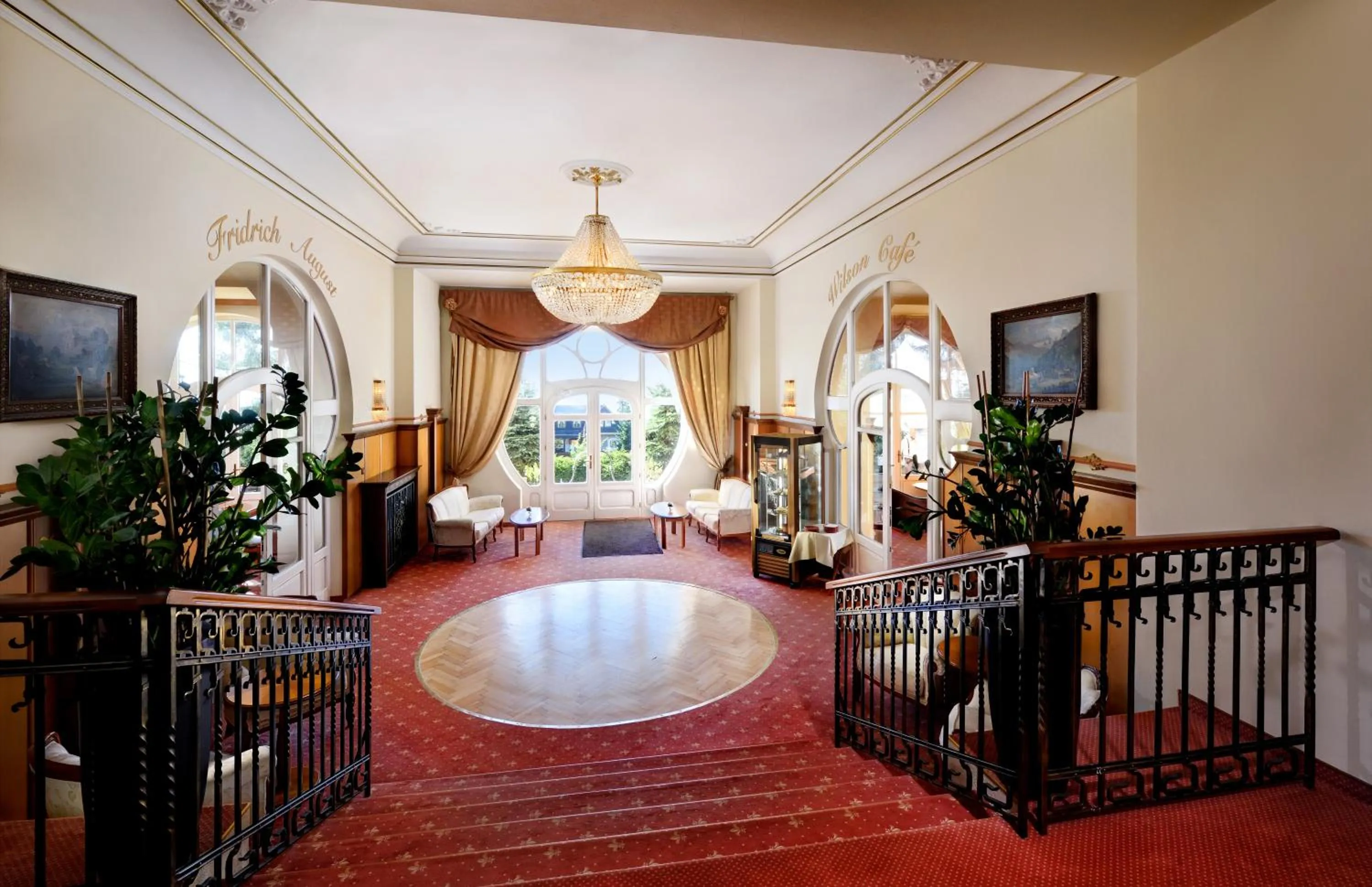 Lobby or reception in Grand hotel Starý Smokovec