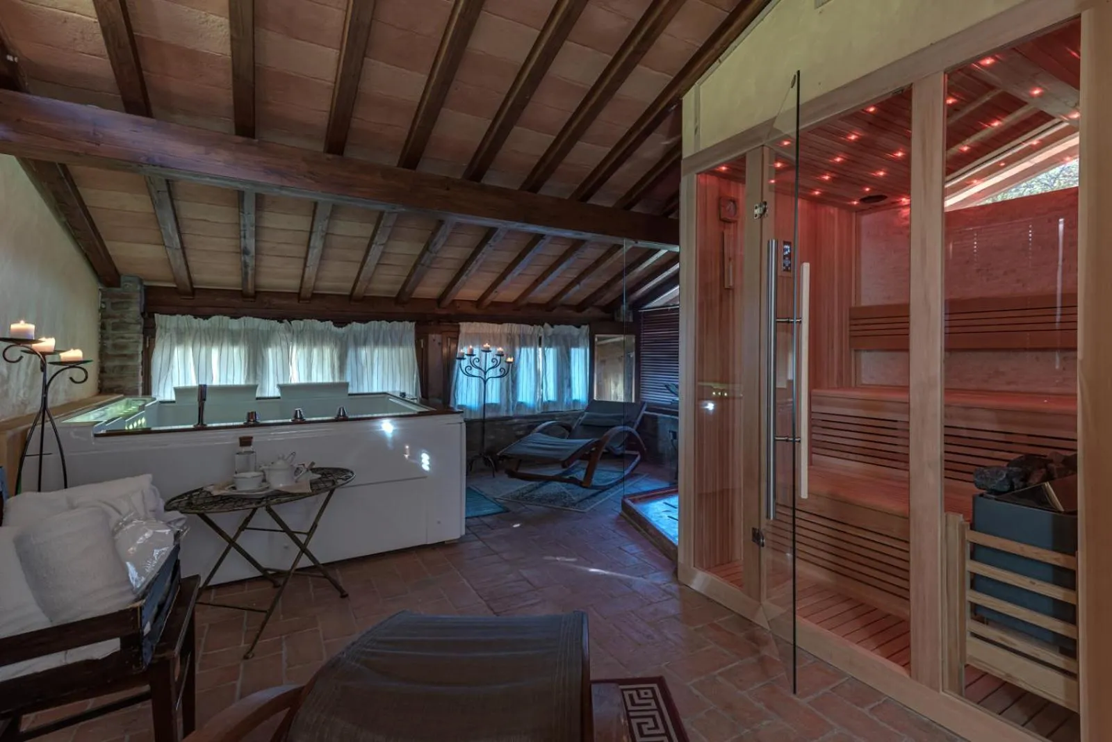 Sauna in Le Terre Di Isa