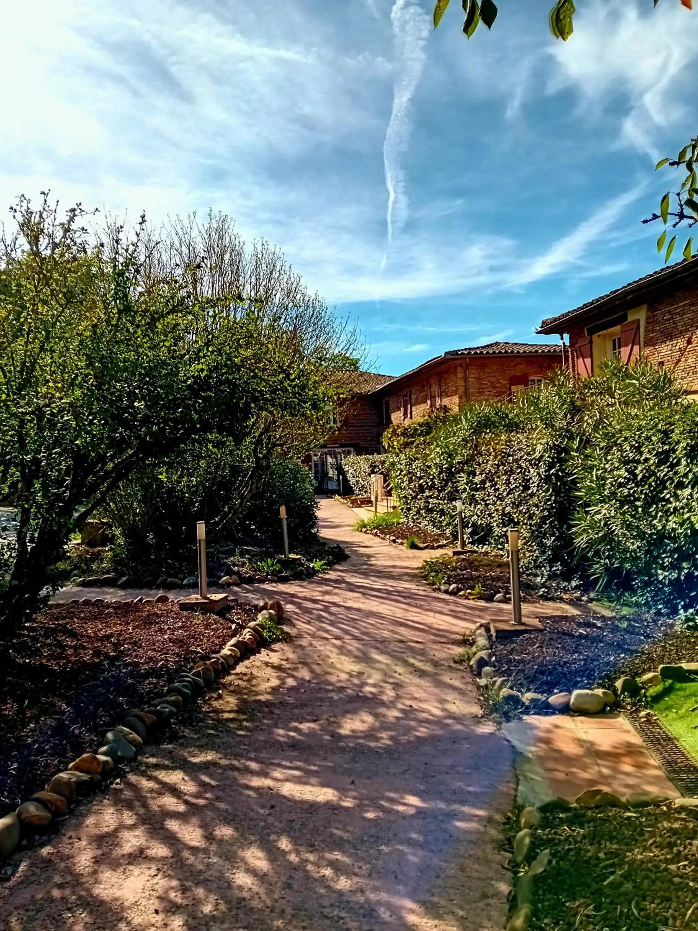Parking in Logis Domaine de Peyrolade