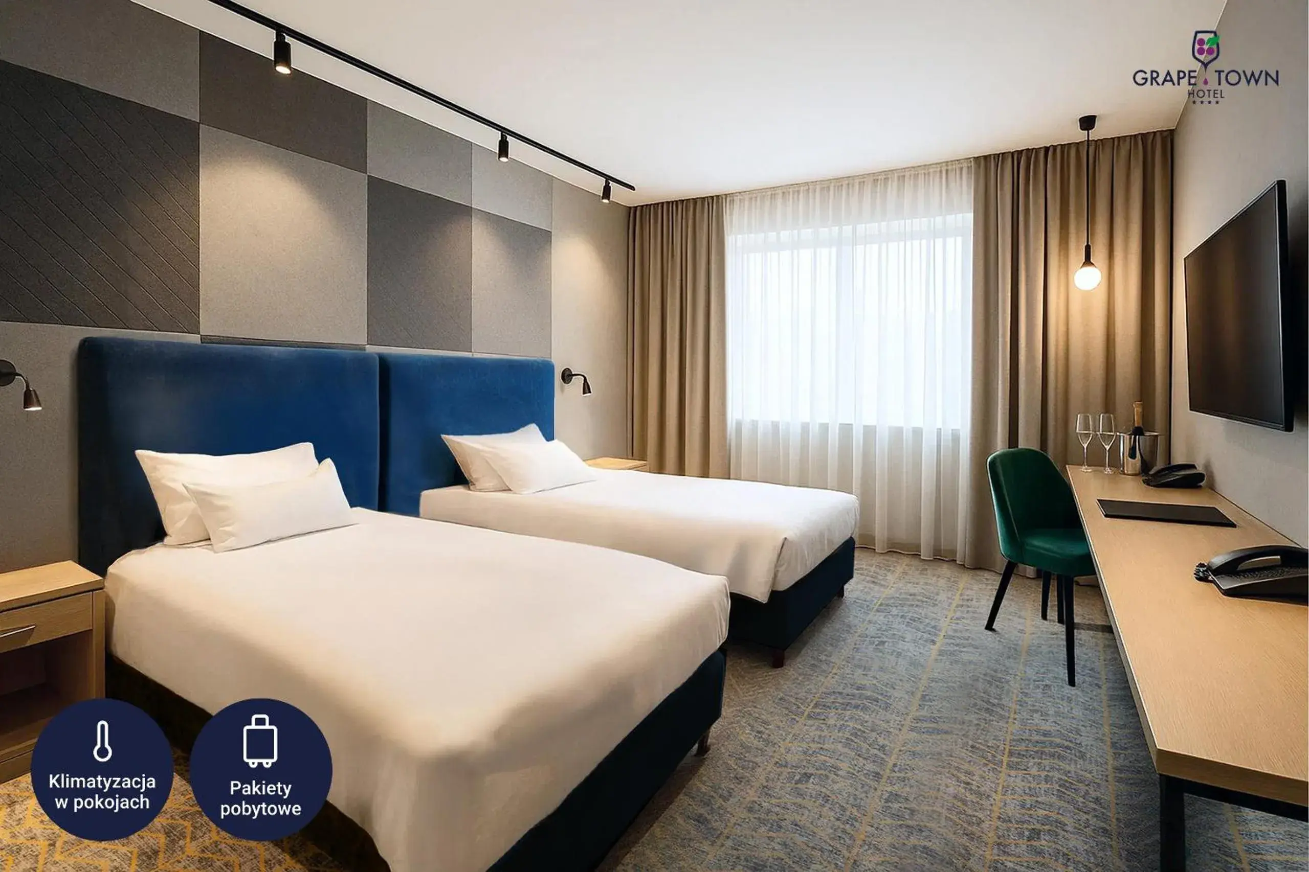 Deluxe Double or Twin Room in Grape Town Hotel - Park79 Deluxe Double or Twin Room in Grape Town Hotel - Park79